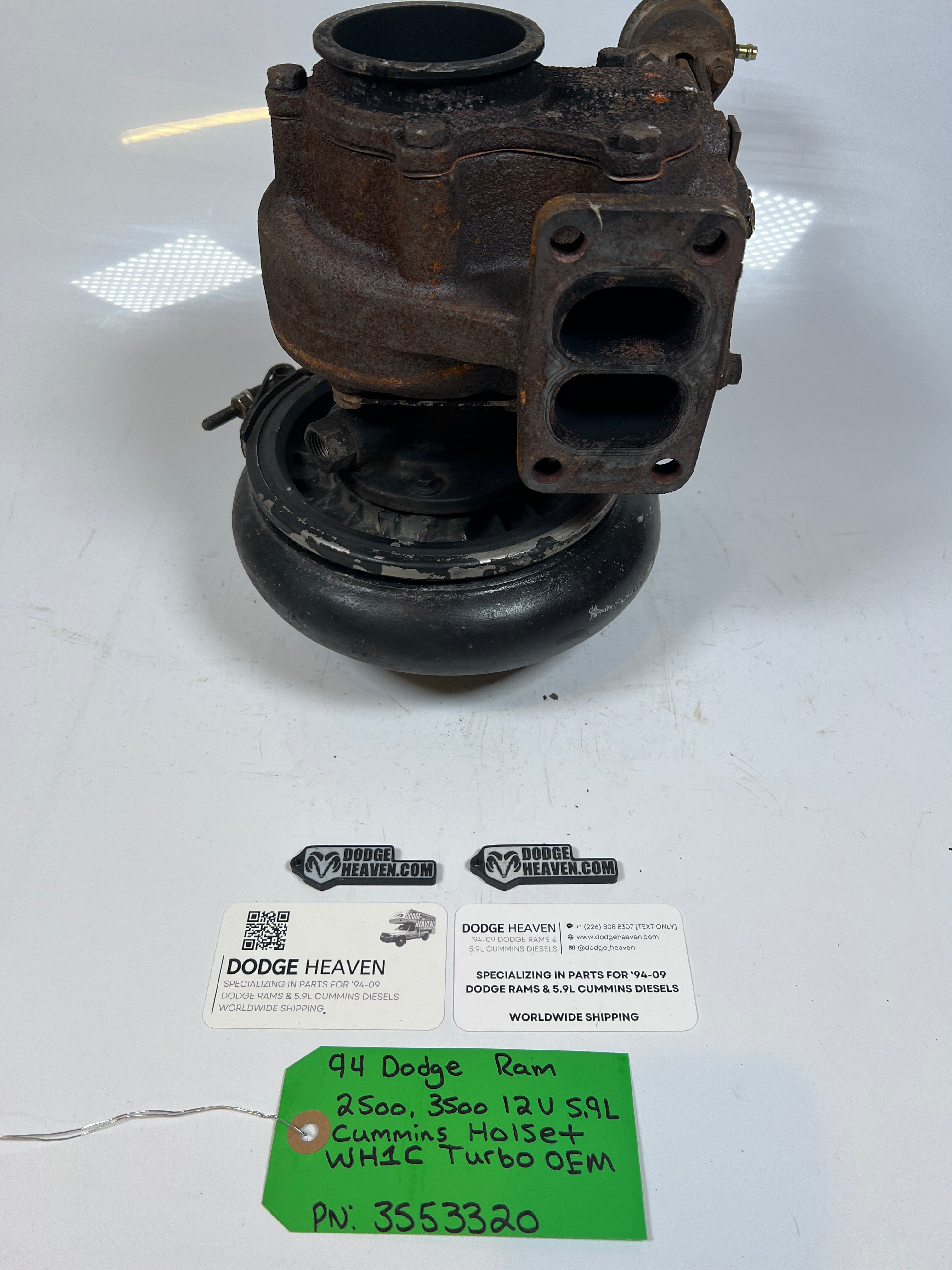 1994-1994 Dodge Ram 2500 3500 12 Valve 5.9L Cummins Holset WH1C Turbo