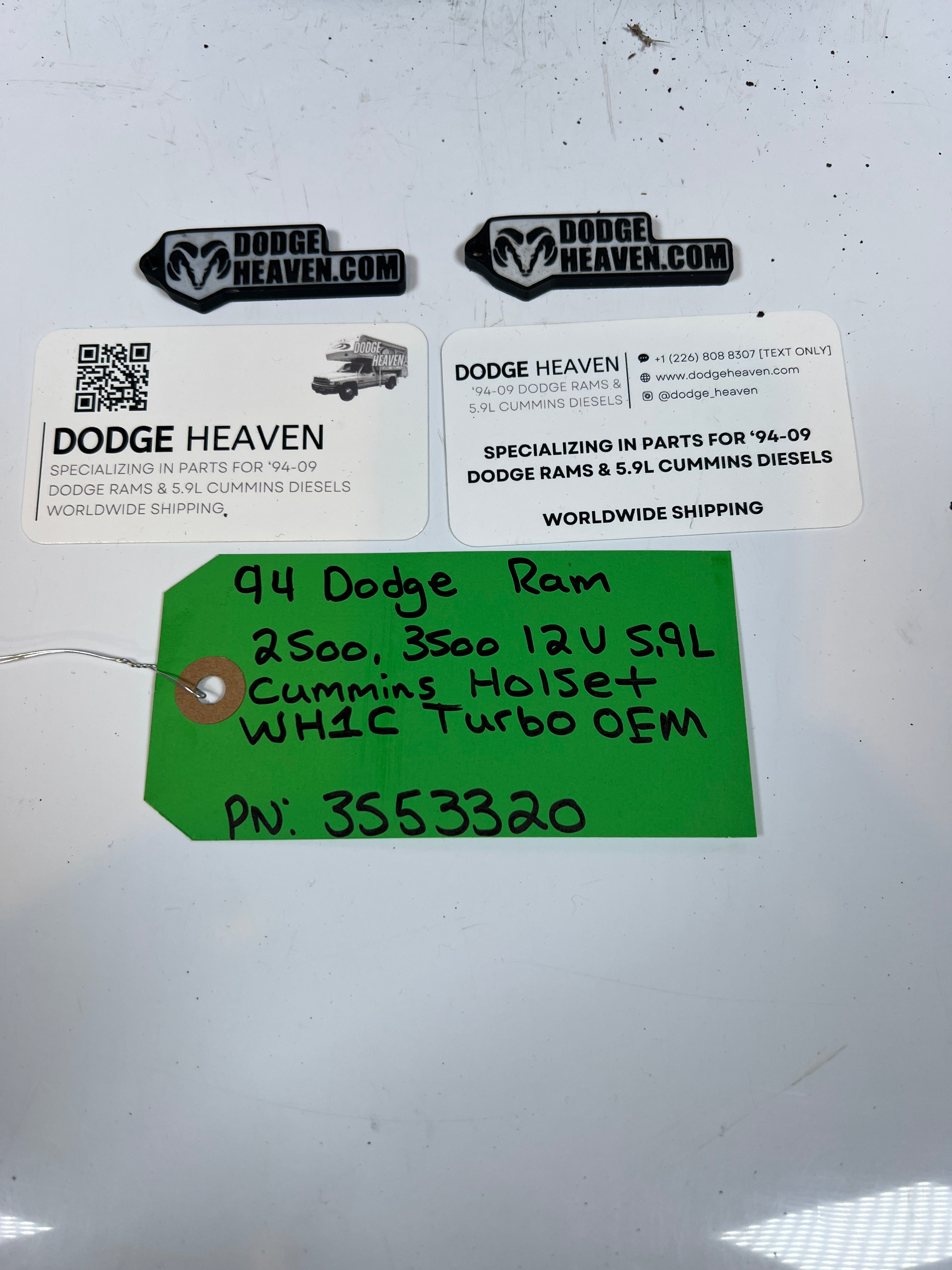 1994-1994 Dodge Ram 2500 3500 12 Valve 5.9L Cummins Holset WH1C Turbo