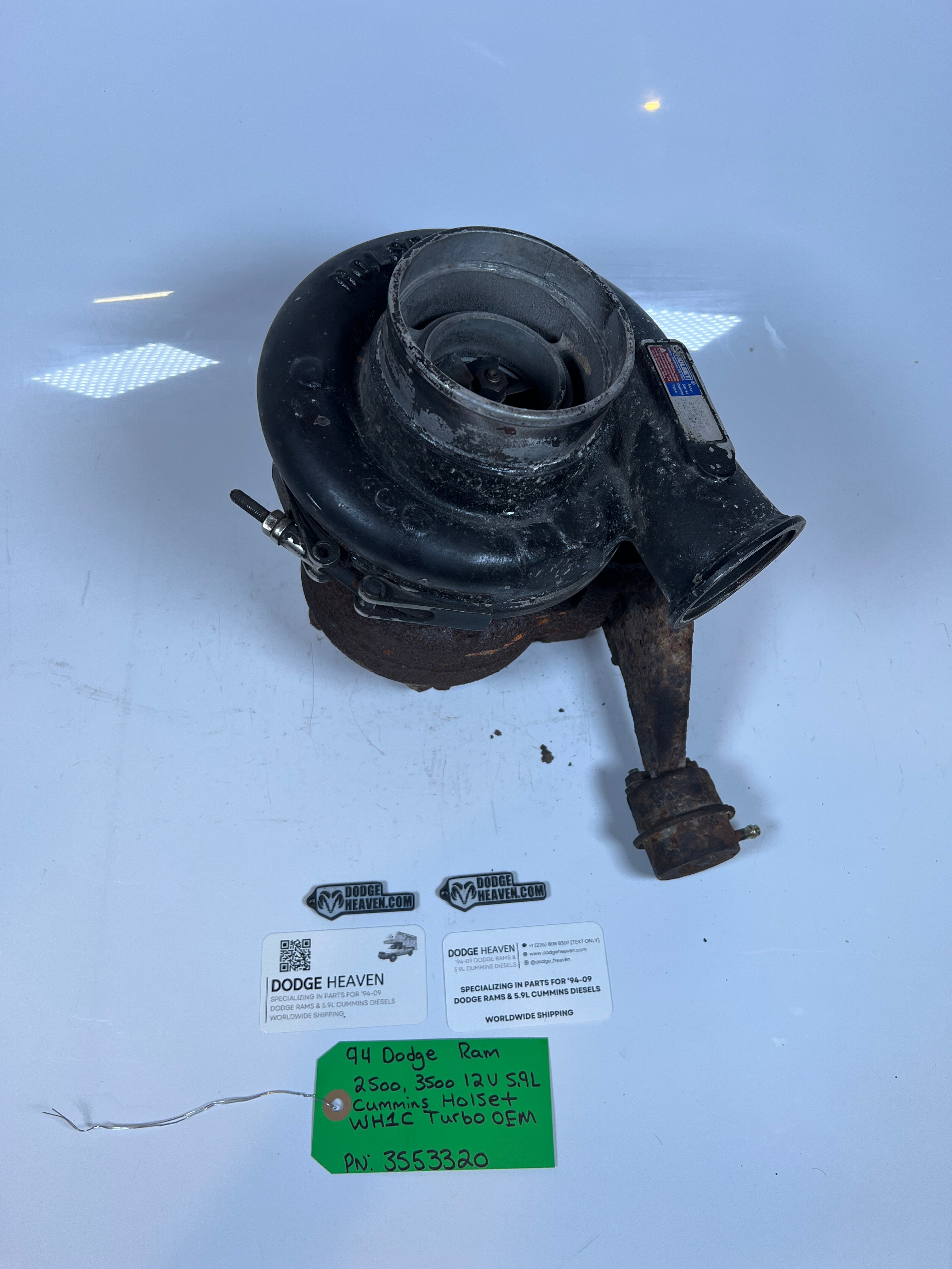 1994-1994 Dodge Ram 2500 3500 12 Valve 5.9L Cummins Holset WH1C Turbo