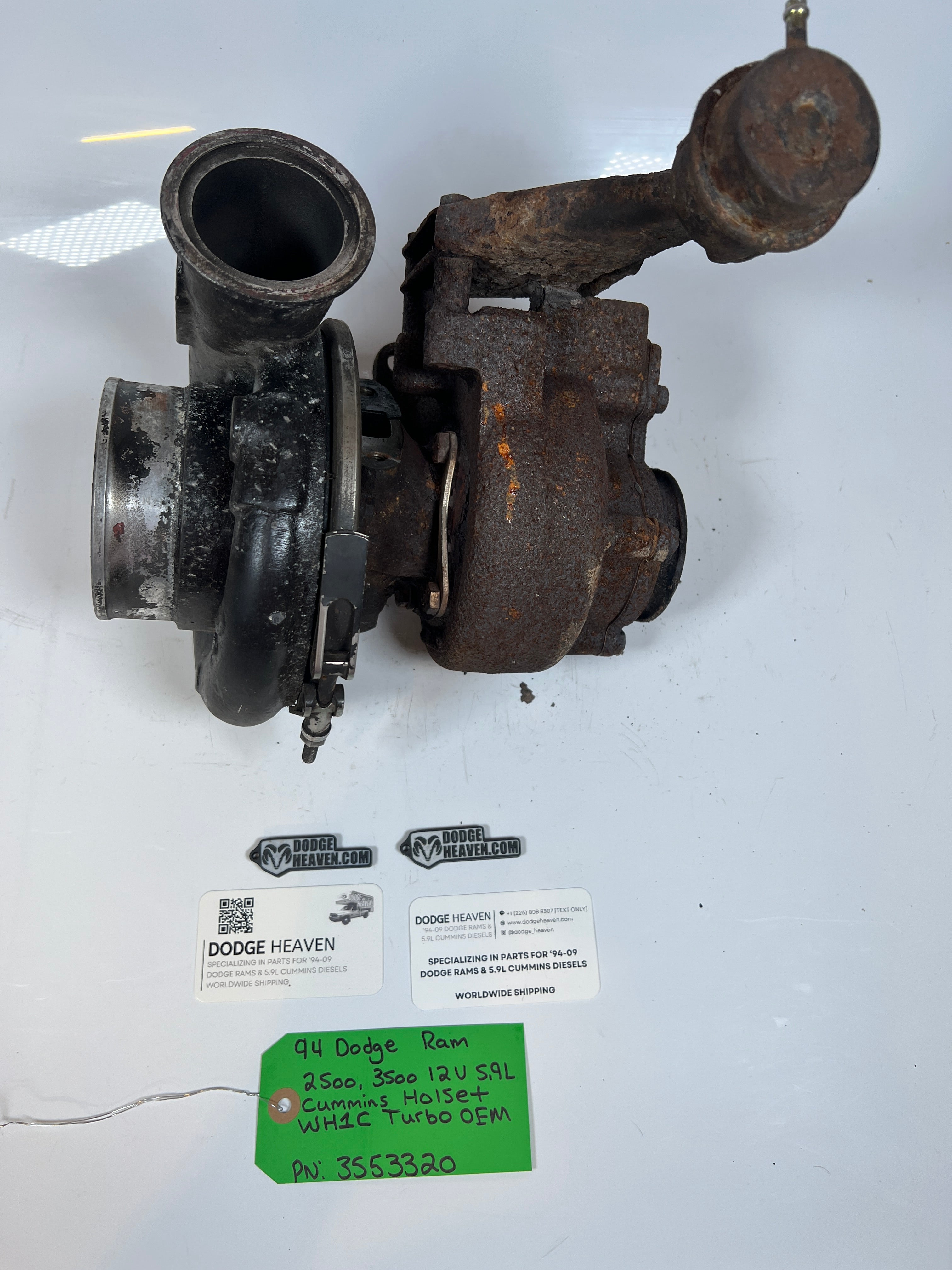 1994-1994 Dodge Ram 2500 3500 12 Valve 5.9L Cummins Holset WH1C Turbo