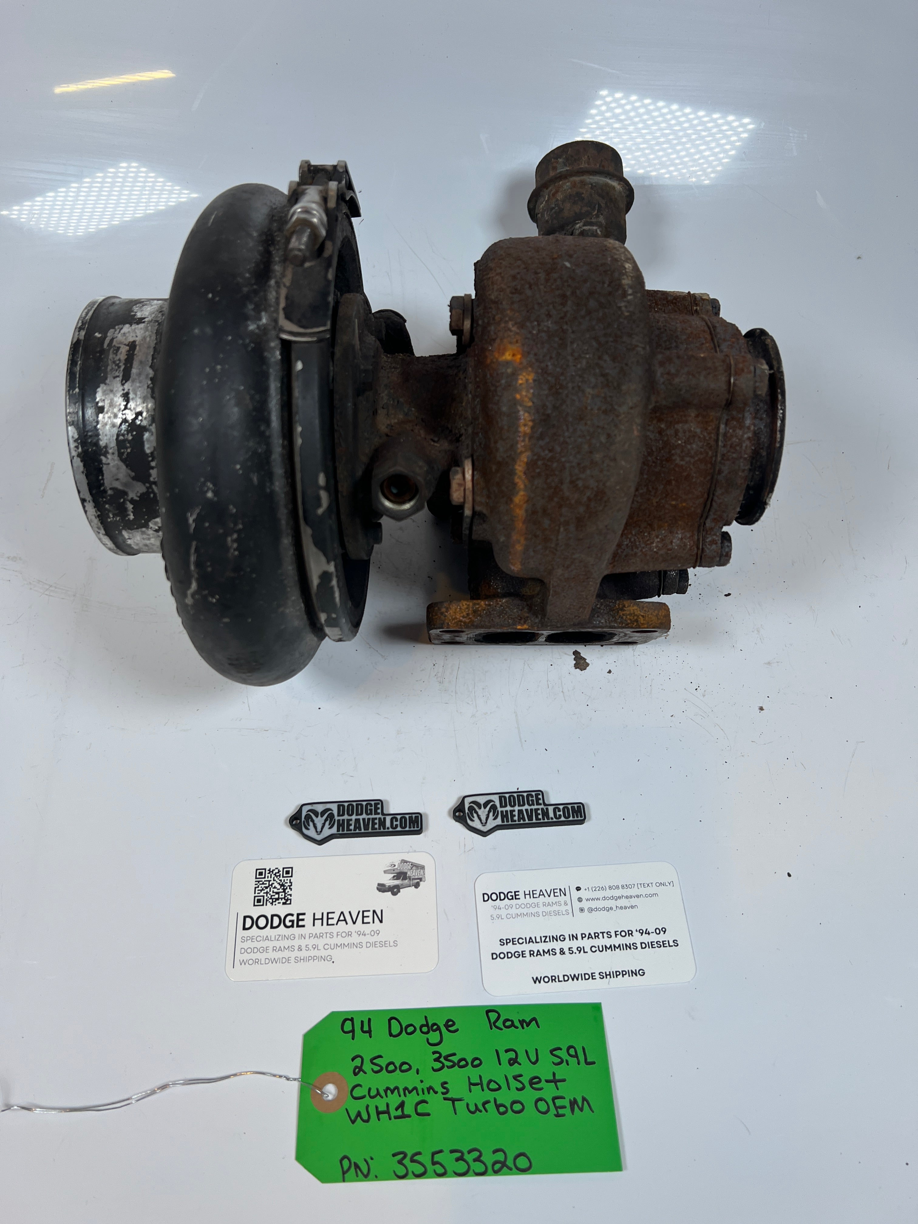 1994-1994 Dodge Ram 2500 3500 12 Valve 5.9L Cummins Holset WH1C Turbo