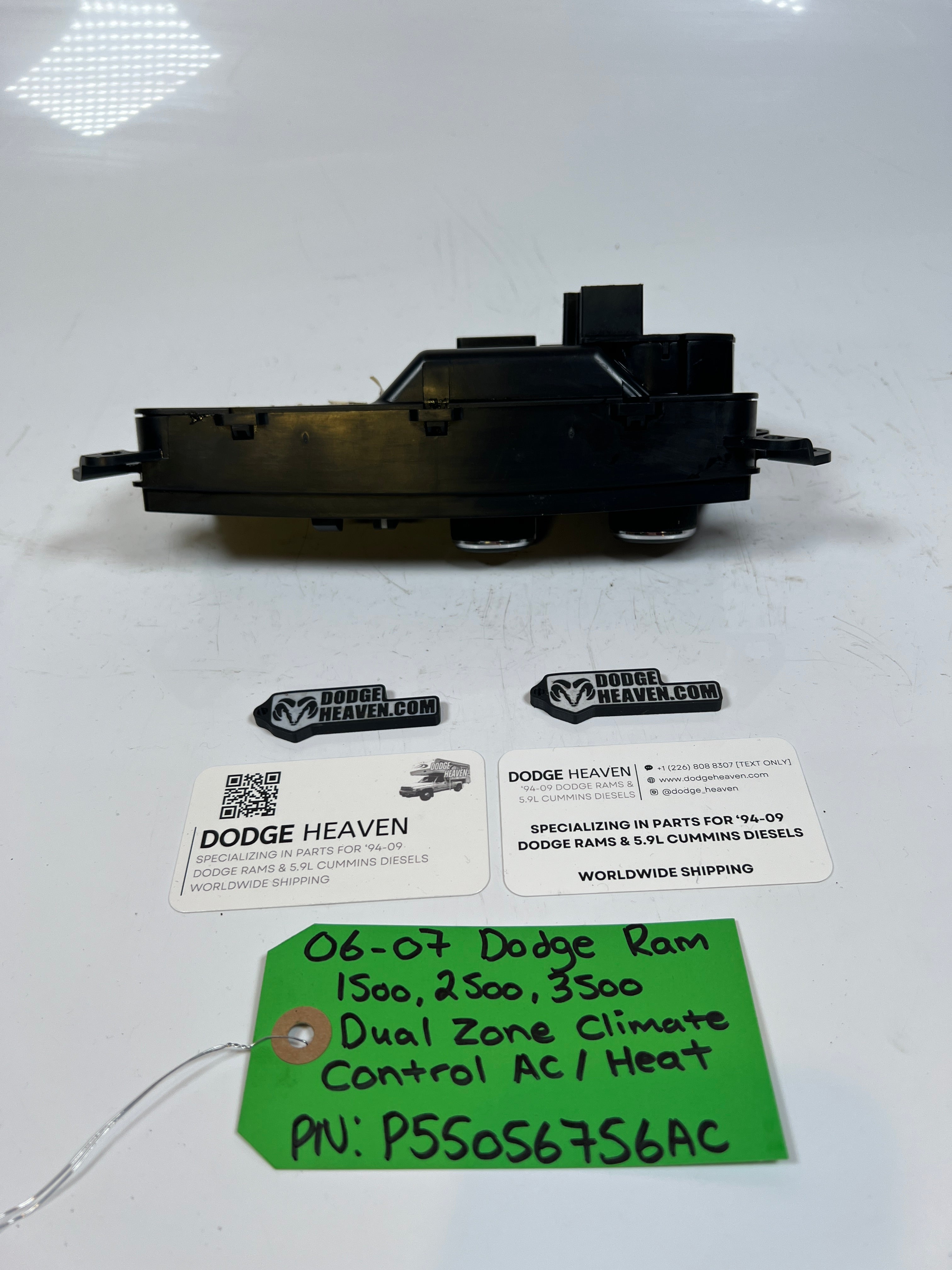 2006-2007 Dodge Ram 1500-3500 Dual Climate Control HVAC Control