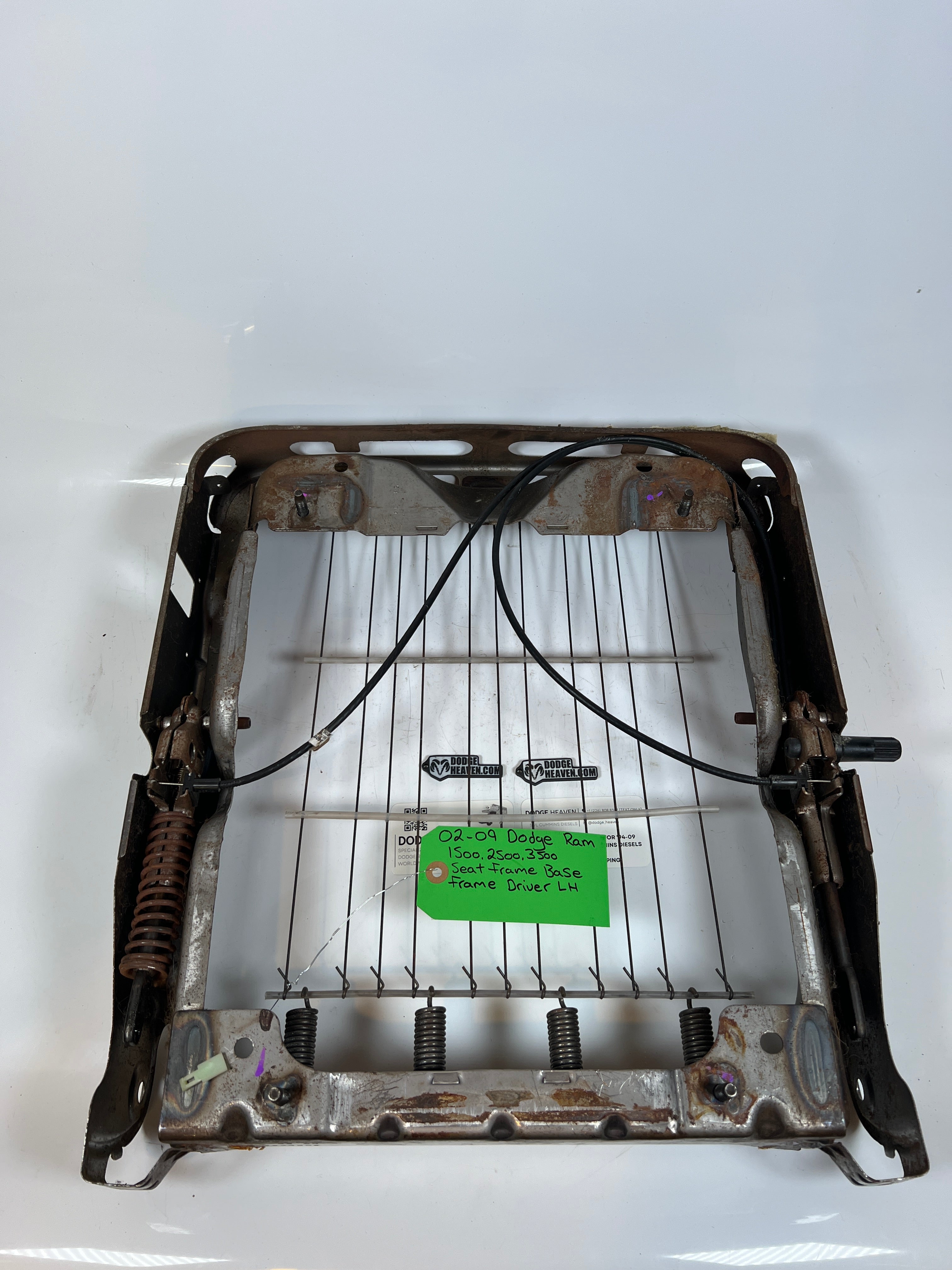 2002-2009 Dodge Ram 1500-3500 Driver Bottom Seat Frame Base