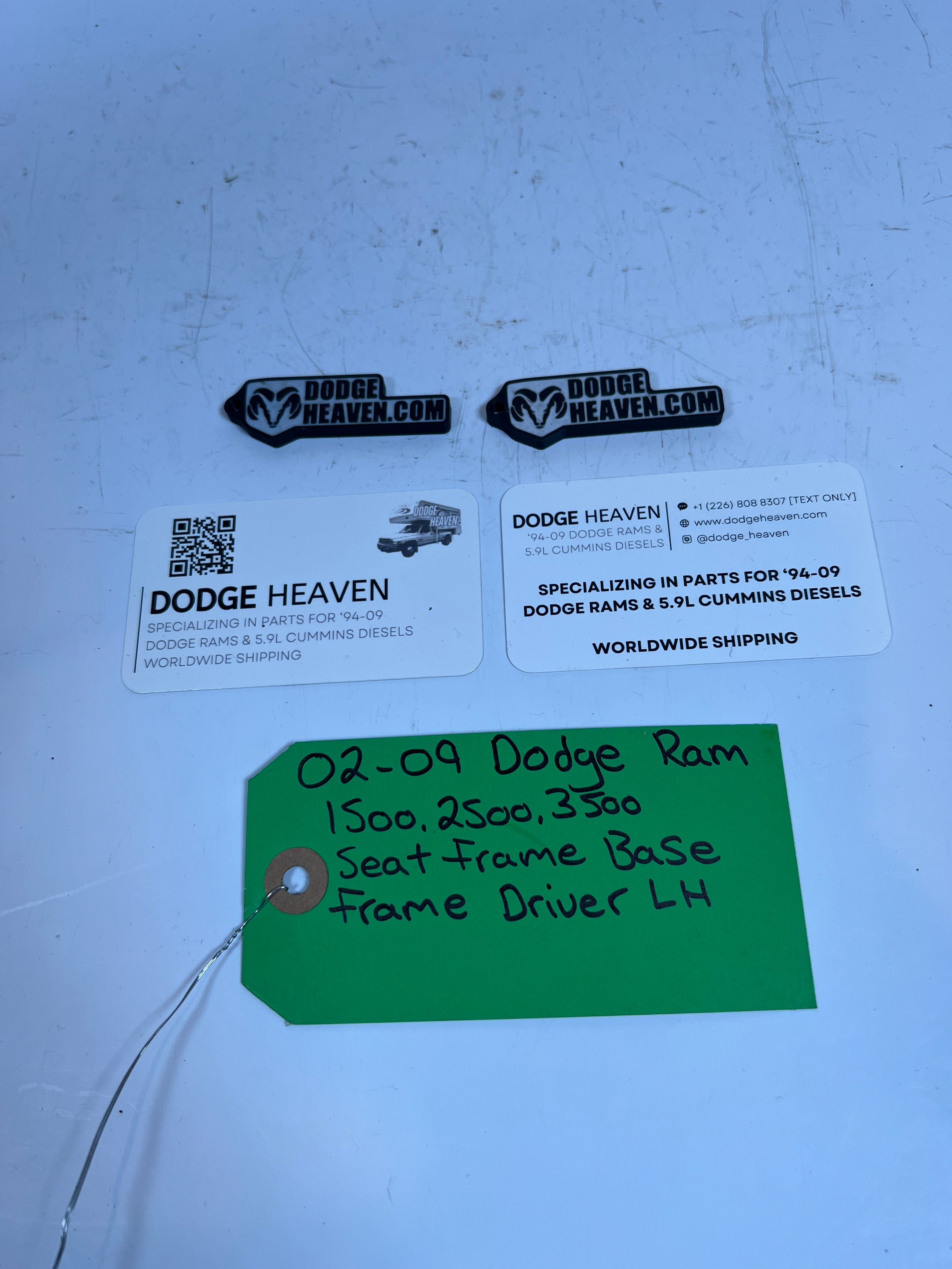 2002-2009 Dodge Ram 1500-3500 Driver Bottom Seat Frame Base