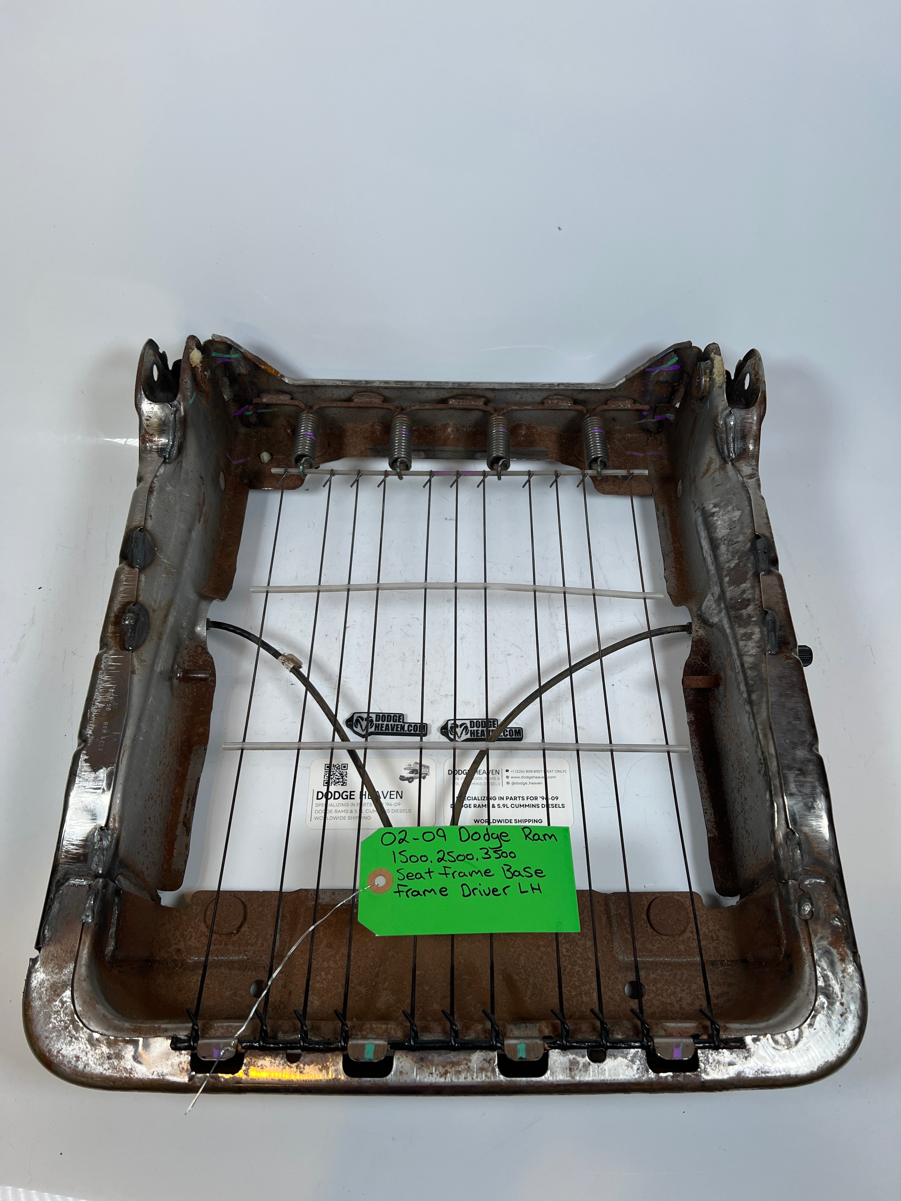 2002-2009 Dodge Ram 1500-3500 Driver Bottom Seat Frame Base