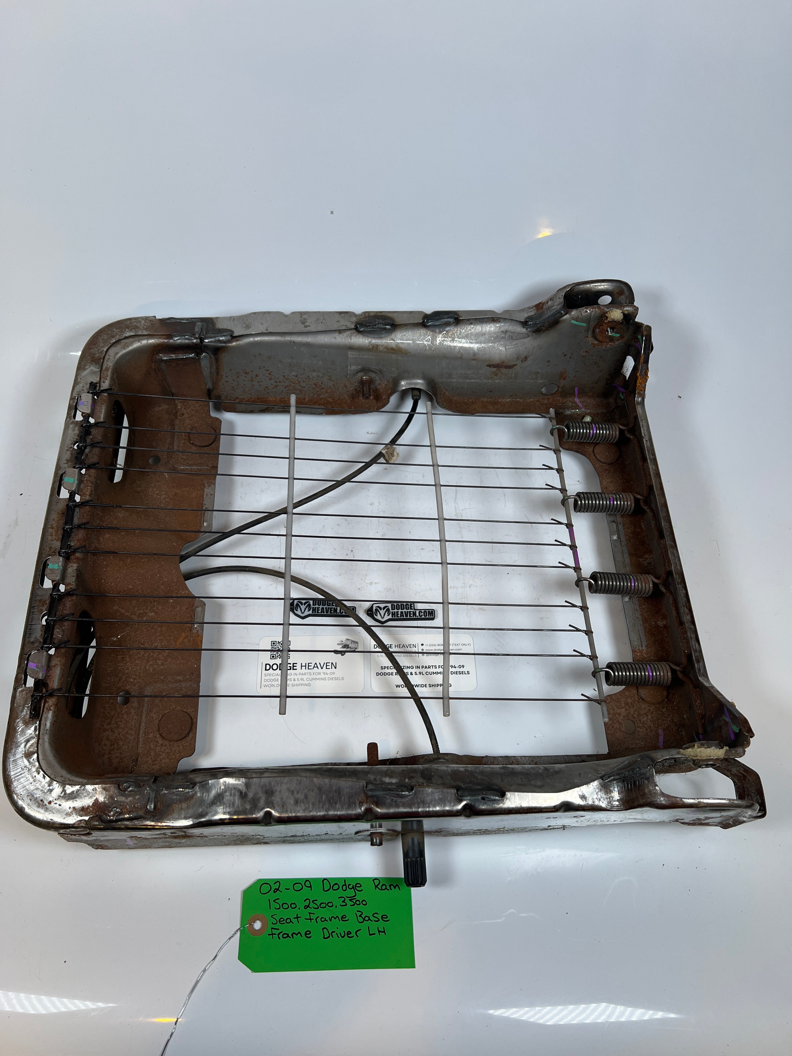 2002-2009 Dodge Ram 1500-3500 Driver Bottom Seat Frame Base