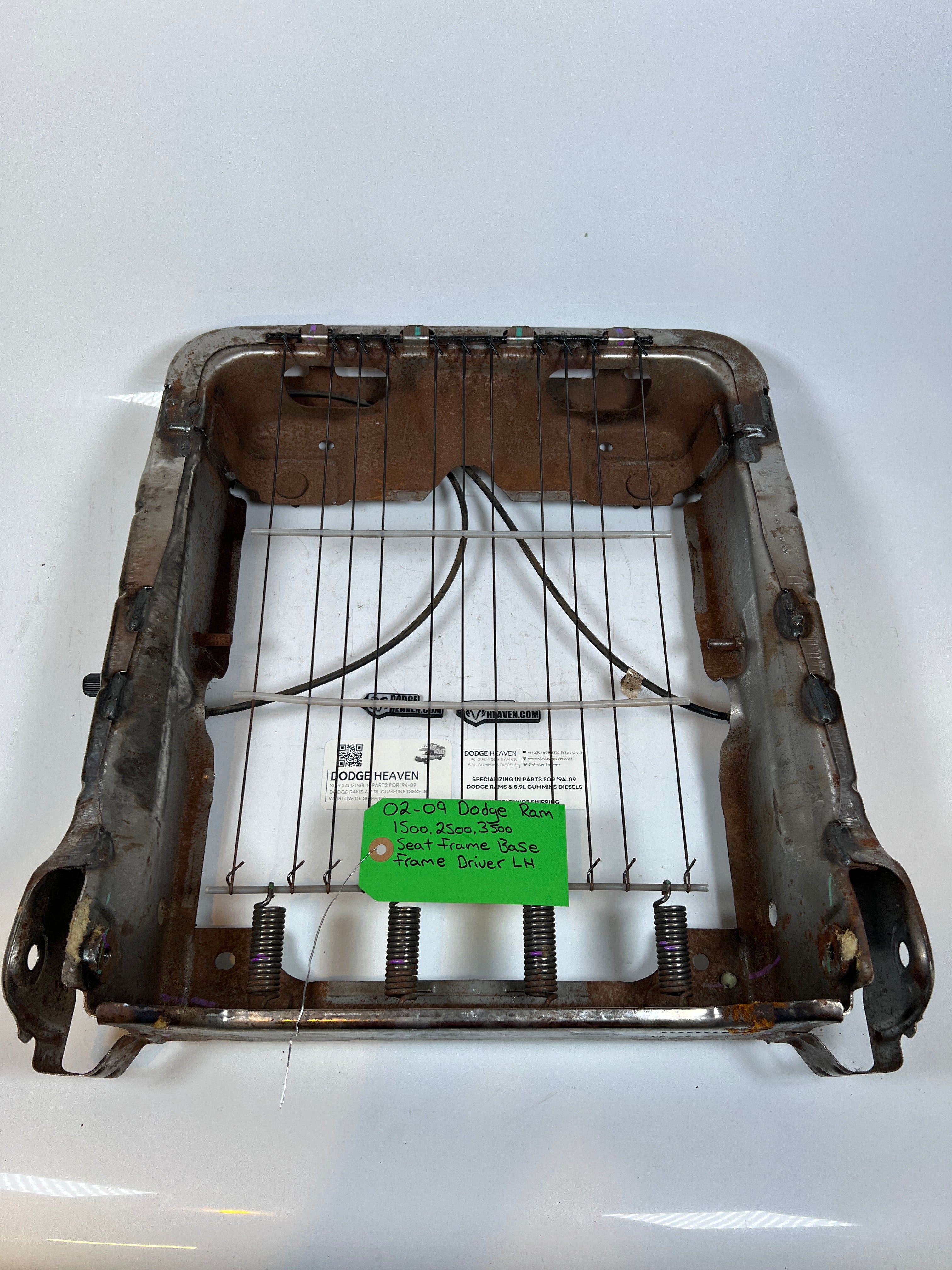 2002-2009 Dodge Ram 1500-3500 Driver Bottom Seat Frame Base