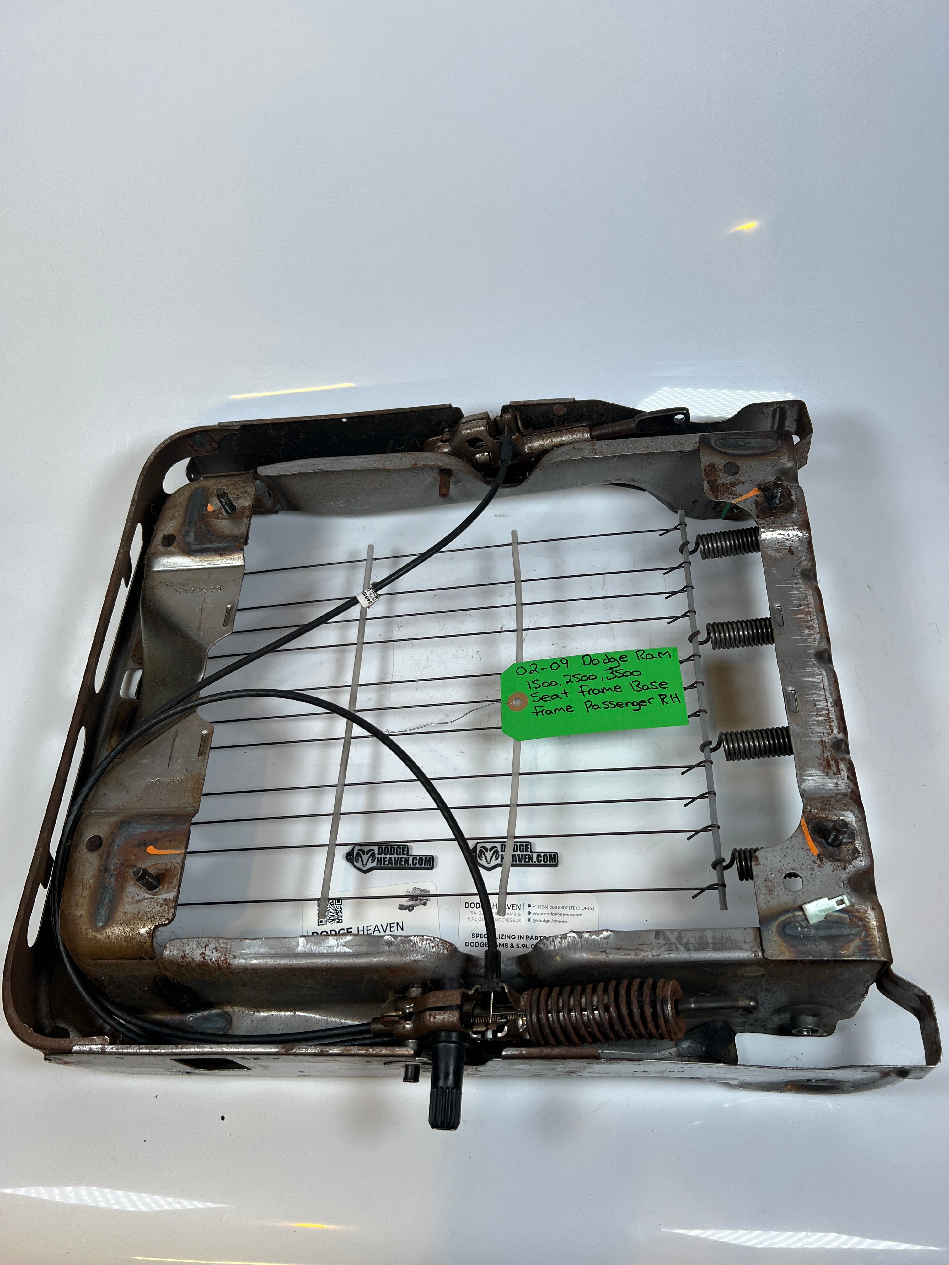 2002-2009 Dodge Ram 1500-3500 Passenger LH Bottom Seat Frame Base