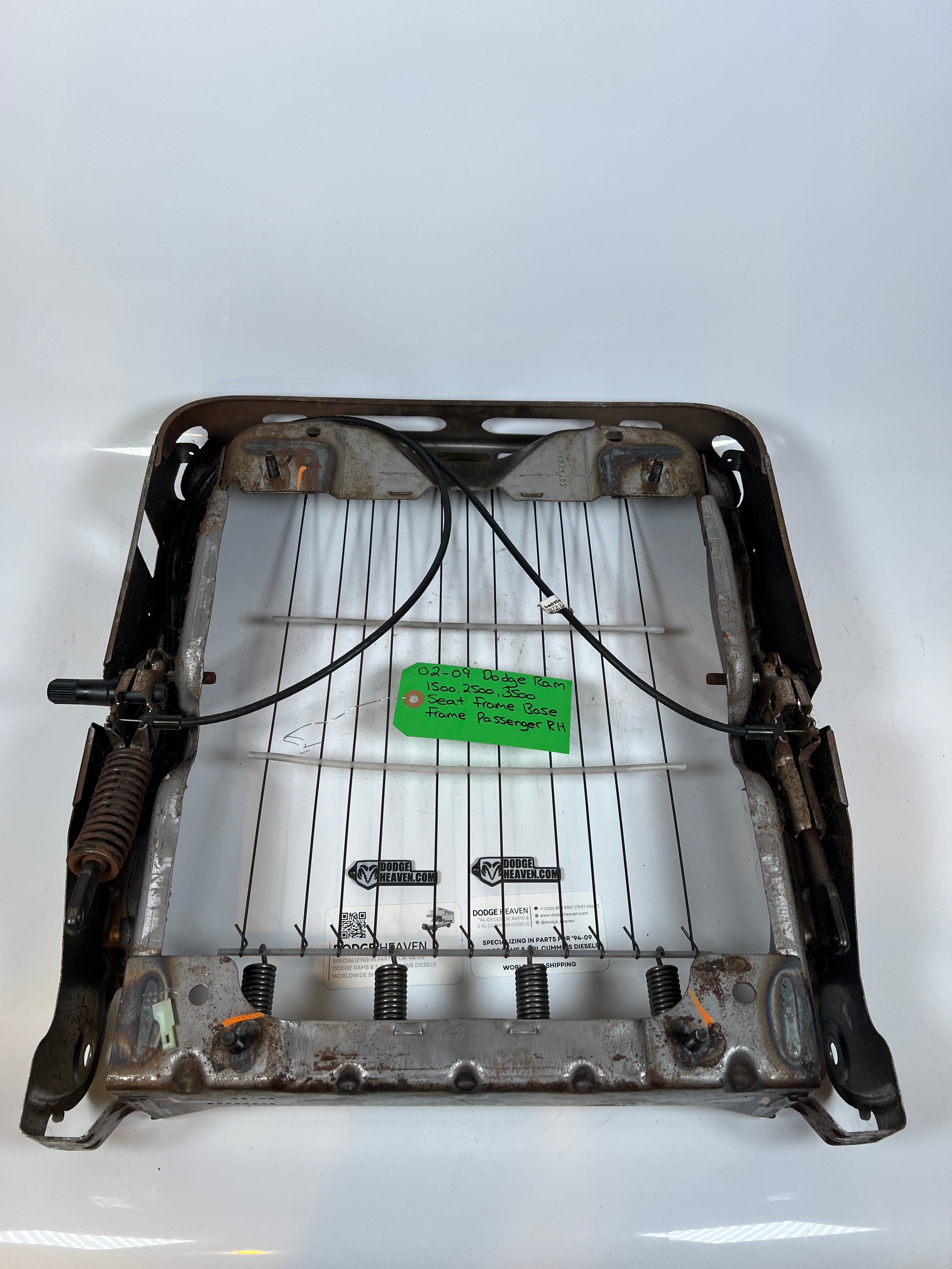 2002-2009 Dodge Ram 1500-3500 Passenger LH Bottom Seat Frame Base