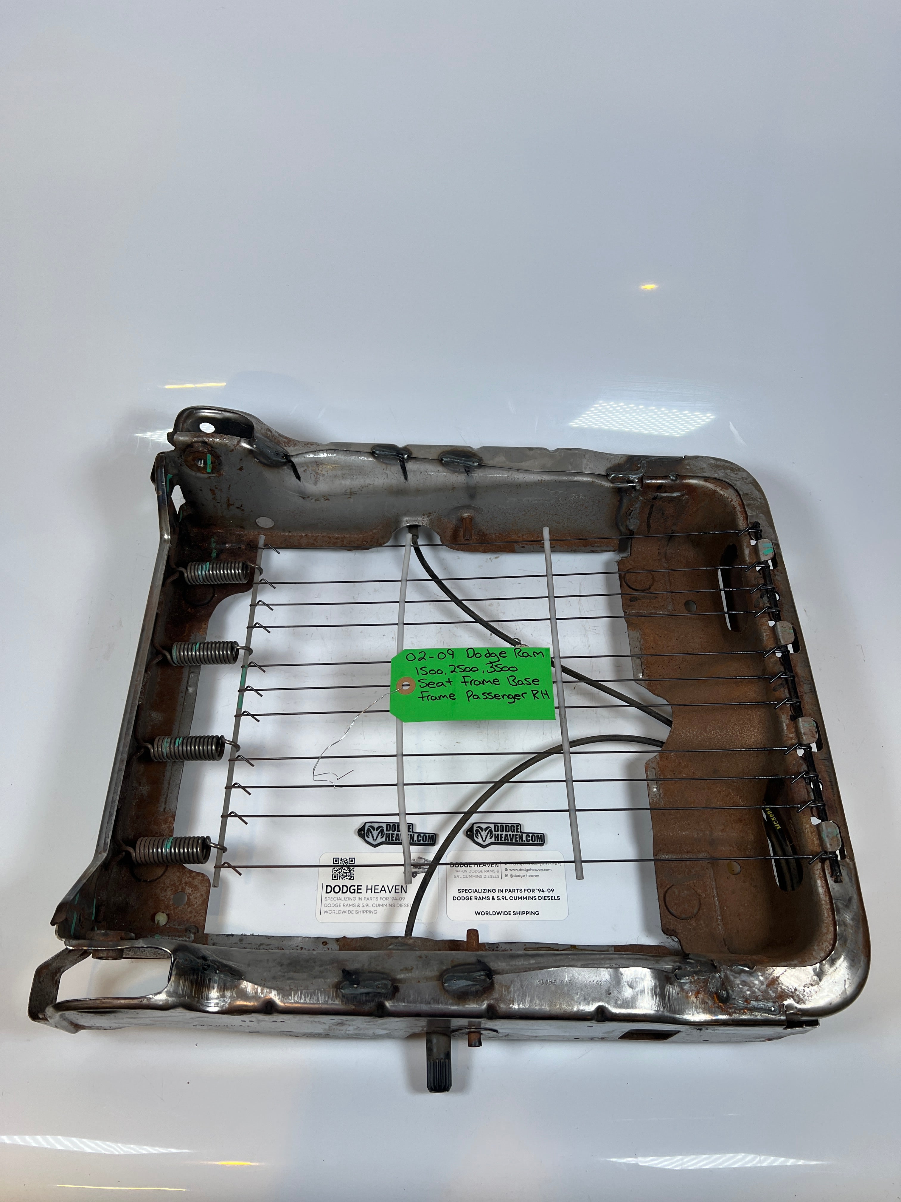 2002-2009 Dodge Ram 1500-3500 Passenger LH Bottom Seat Frame Base