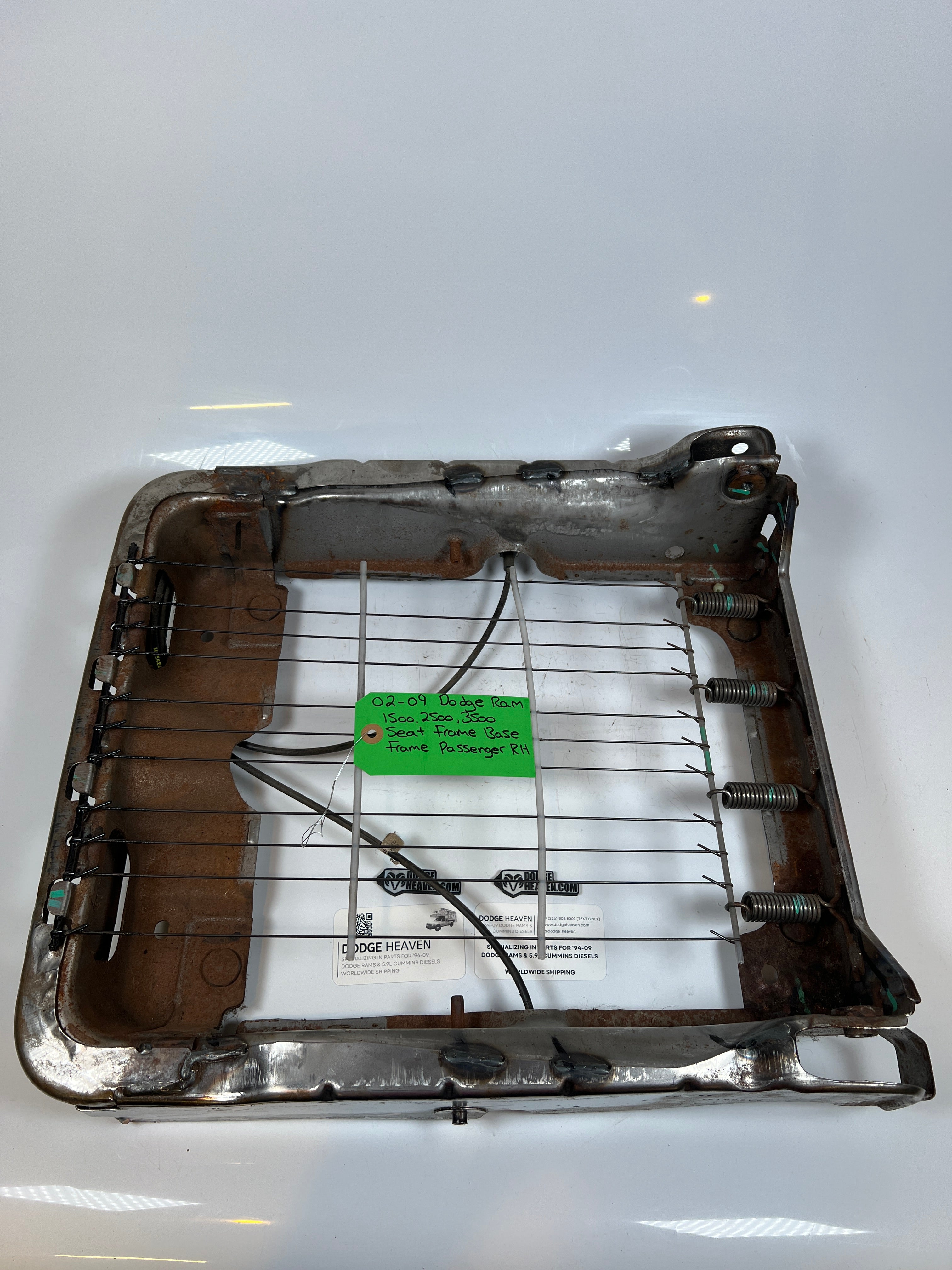 2002-2009 Dodge Ram 1500-3500 Passenger LH Bottom Seat Frame Base