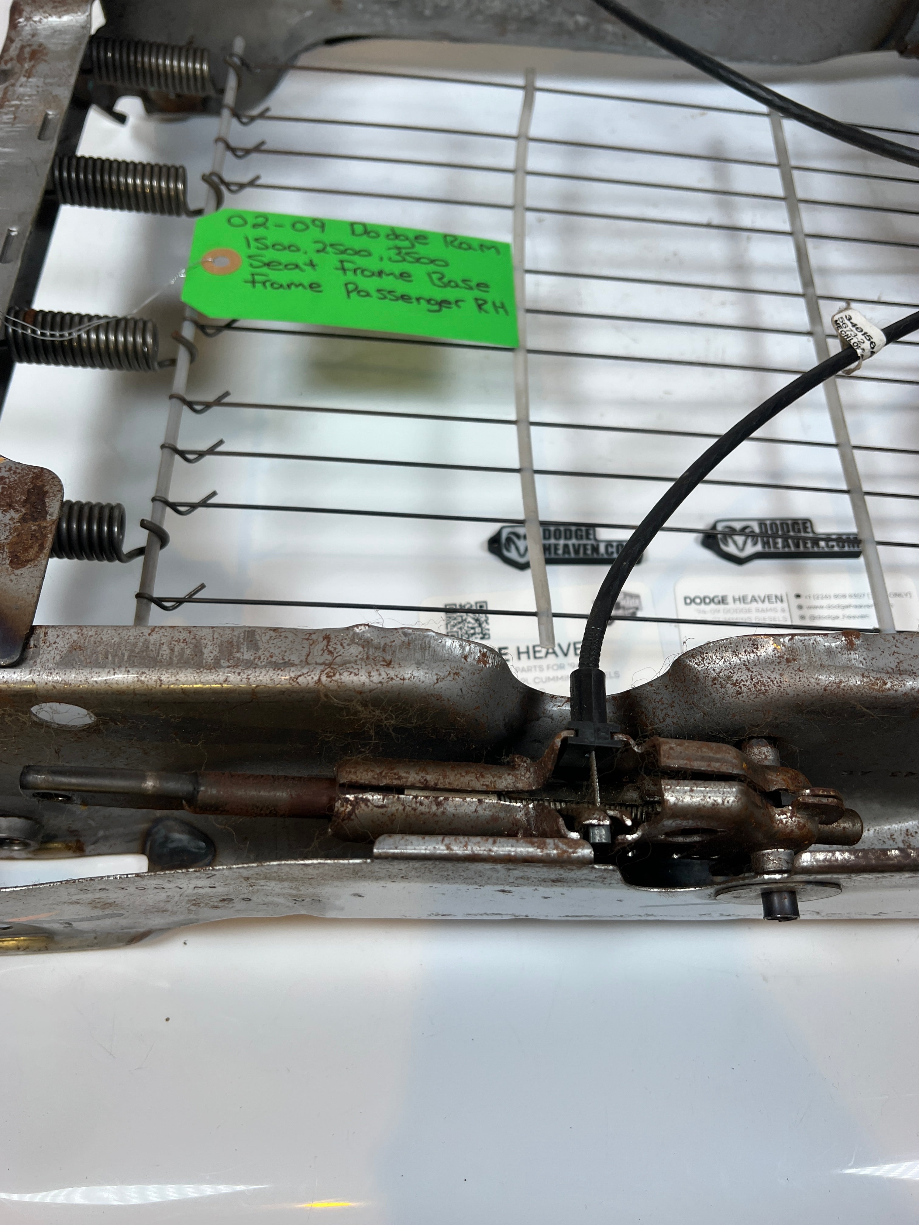 2002-2009 Dodge Ram 1500-3500 Passenger LH Bottom Seat Frame Base