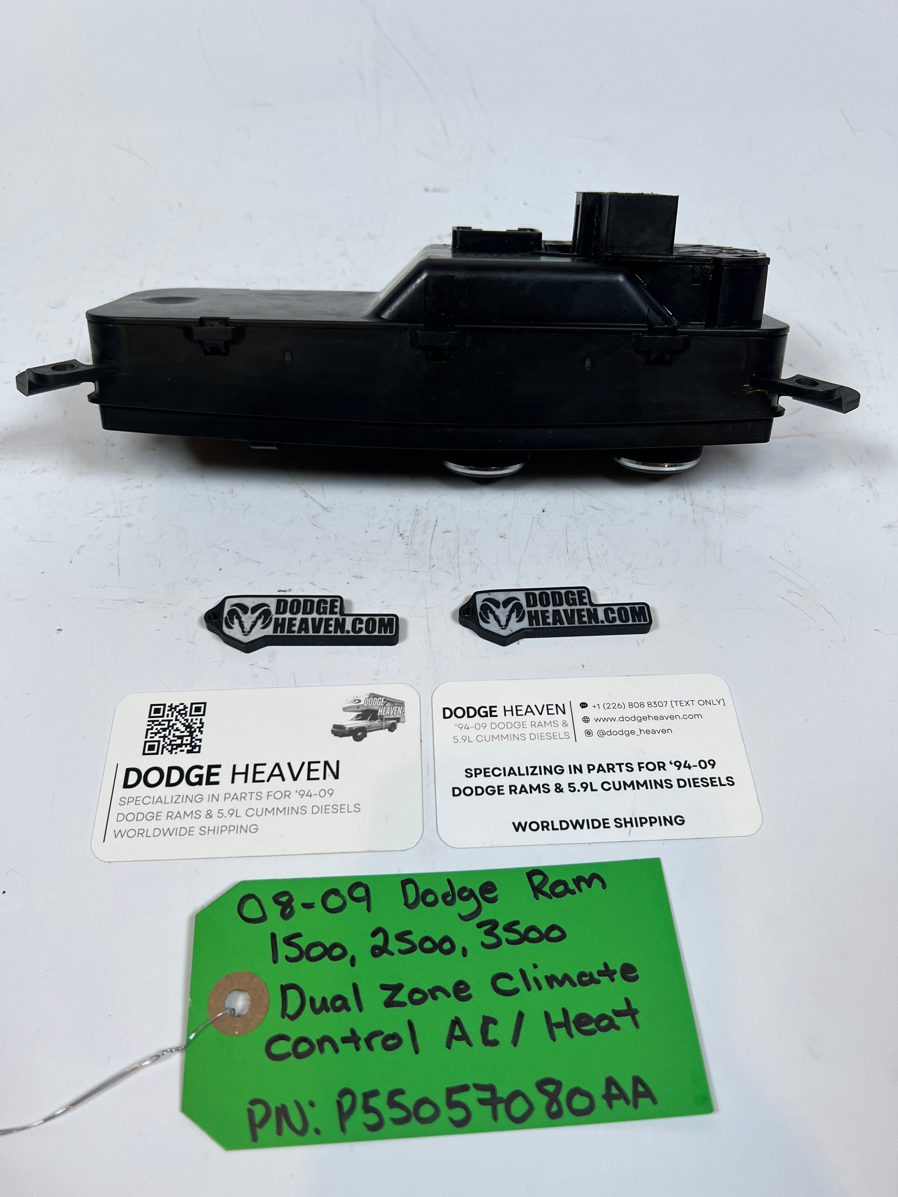 2008-2009 Dodge Ram 1500-3500 Dual Climate Control HVAC Control