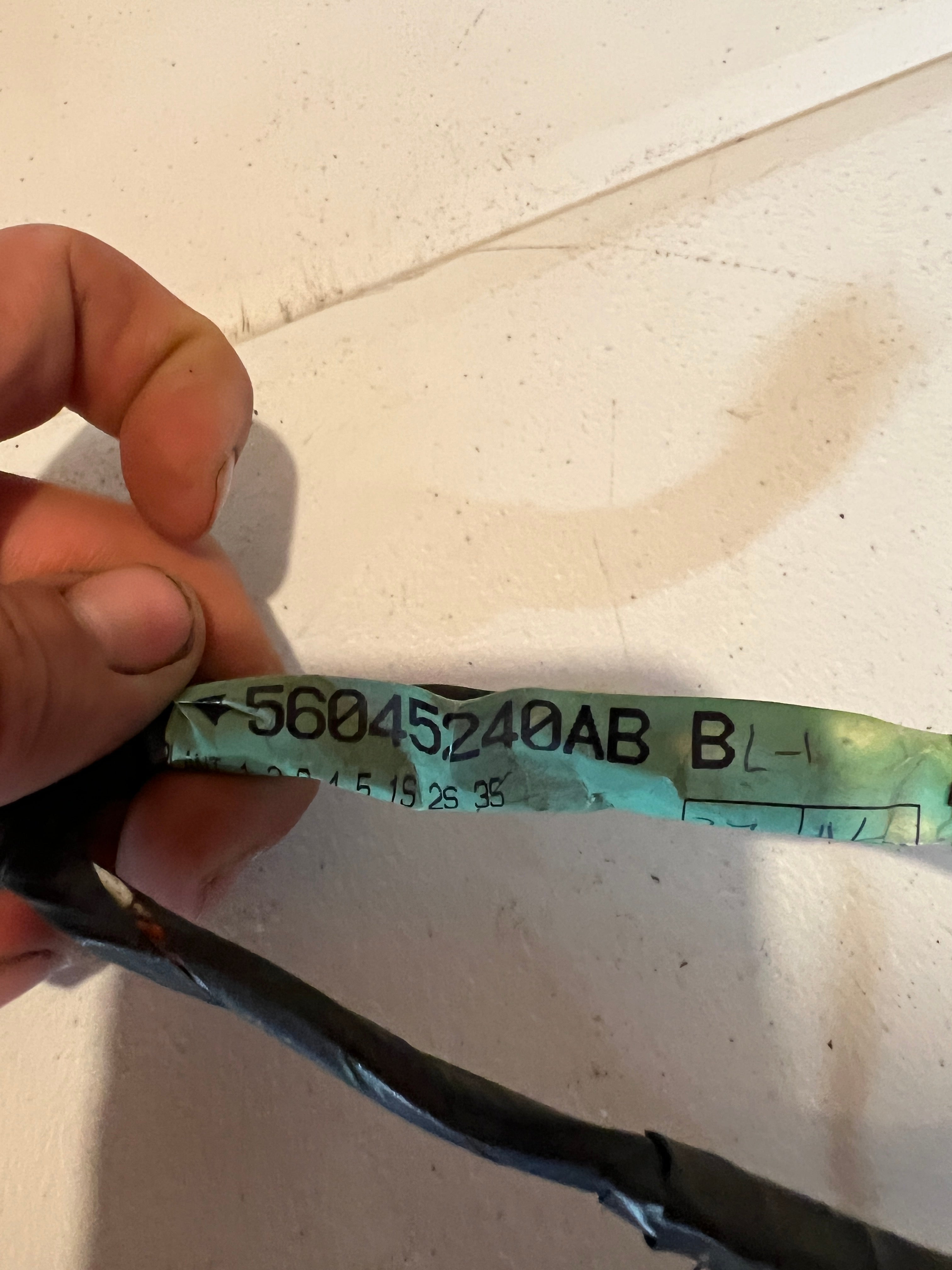 1999-2002 Dodge Ram 1500-3500 Drivers Door Harness