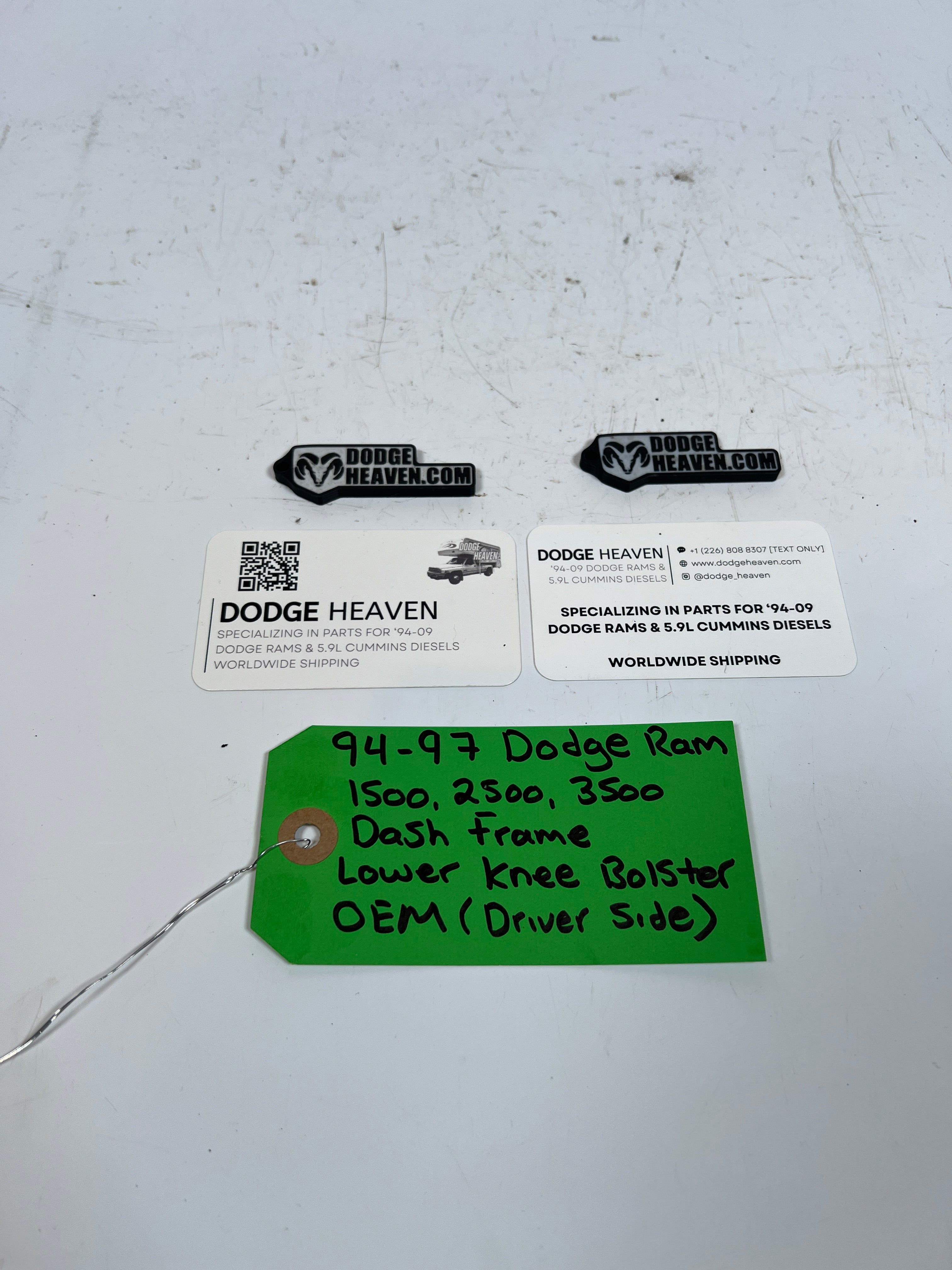 1994-1997 Dodge Ram 1500-3500 Lower Knee Bolster Dash Frame (Driver Side)