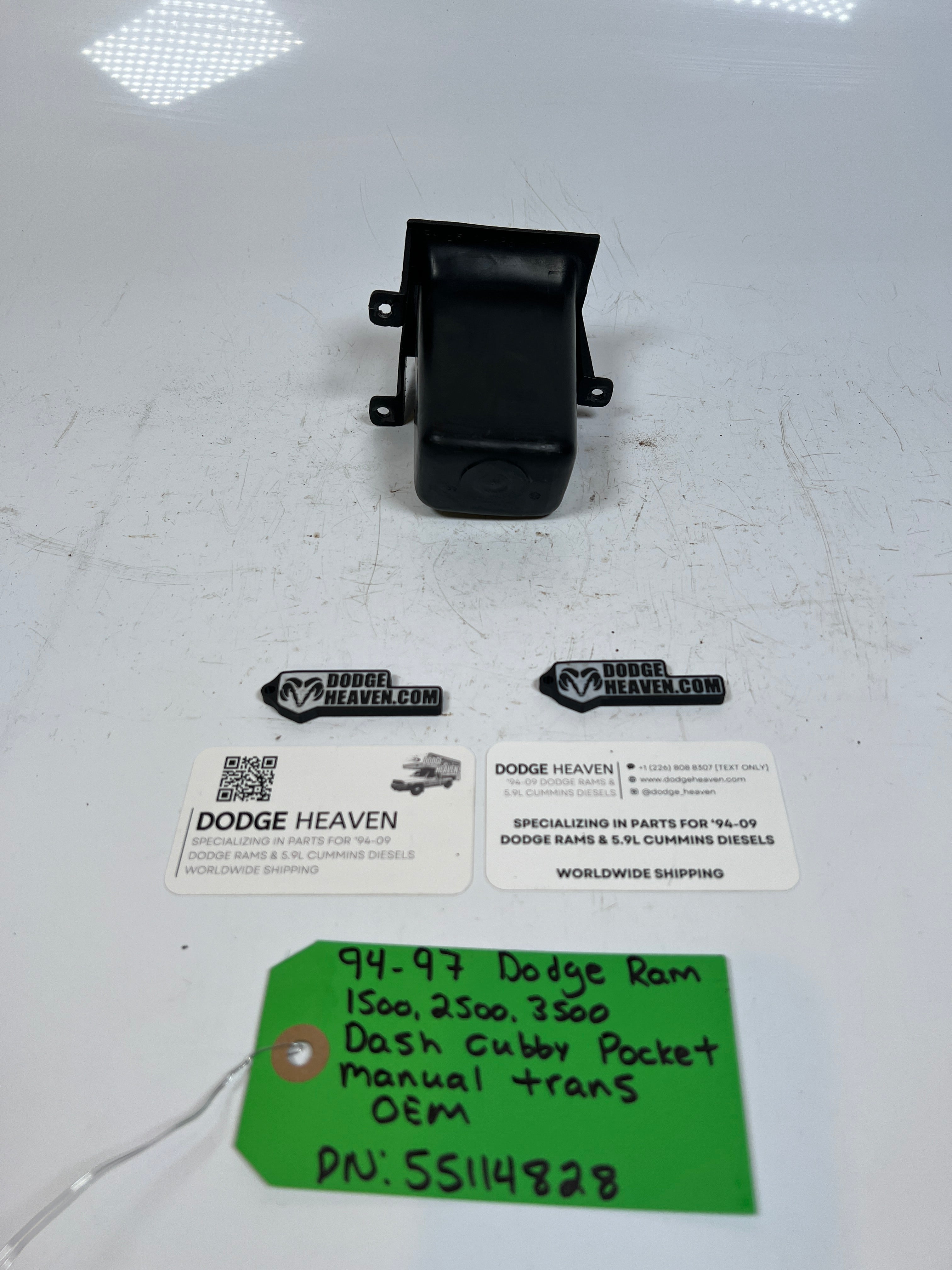 1994-1997 Dodge Ram 1500-3500 Dash Cubby Pocket Manual Trans