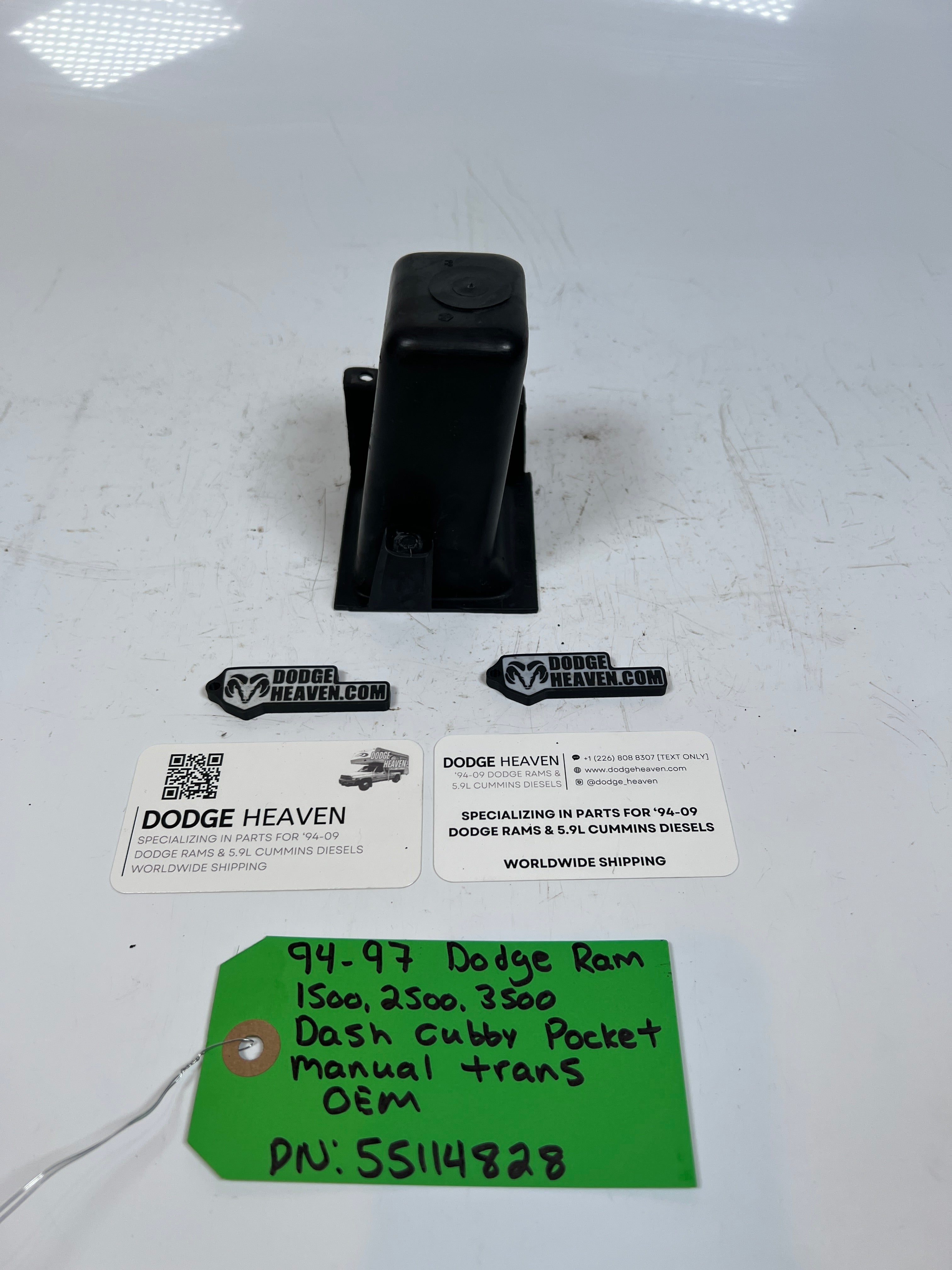 1994-1997 Dodge Ram 1500-3500 Dash Cubby Pocket Manual Trans