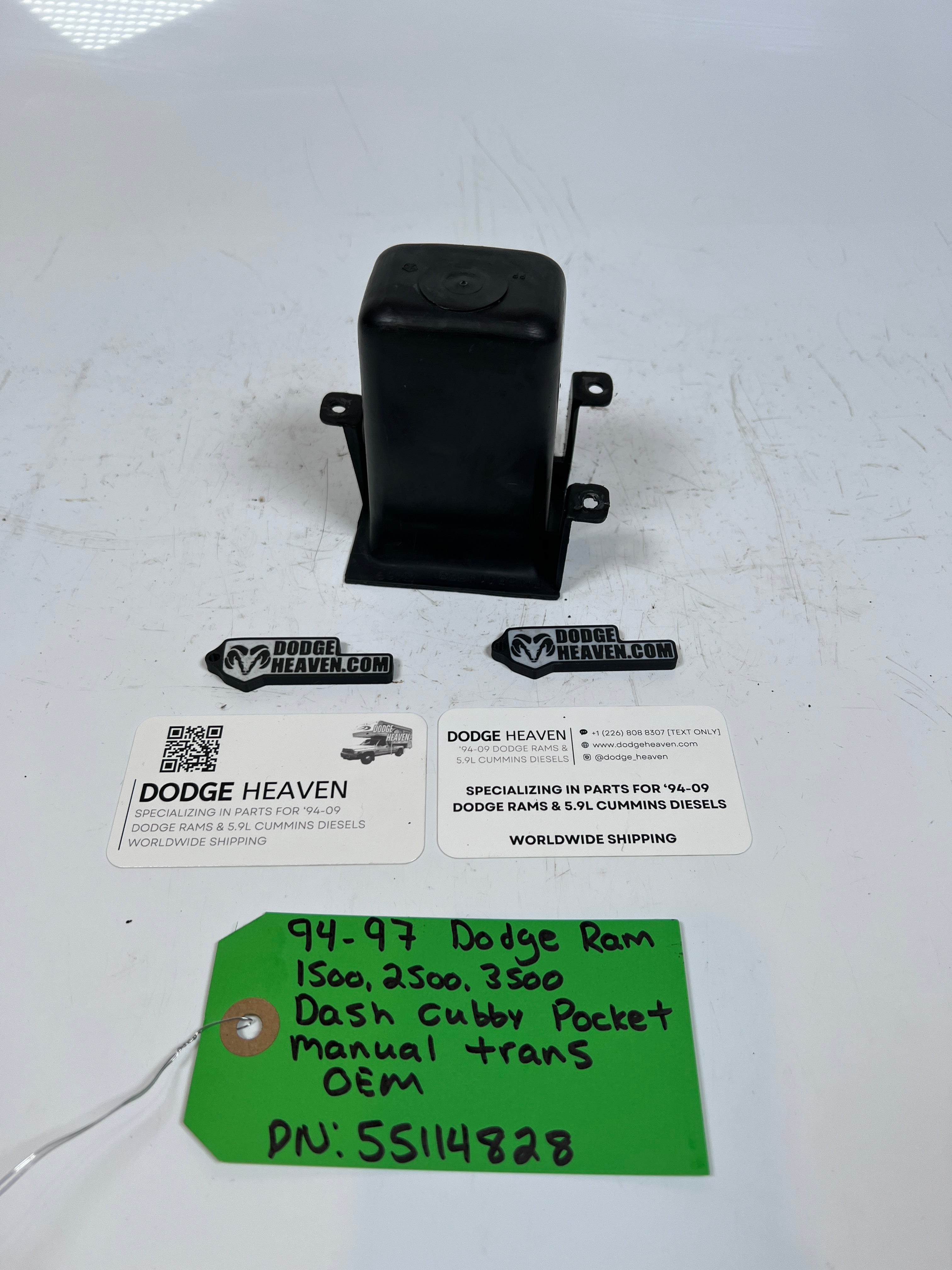 1994-1997 Dodge Ram 1500-3500 Dash Cubby Pocket Manual Trans