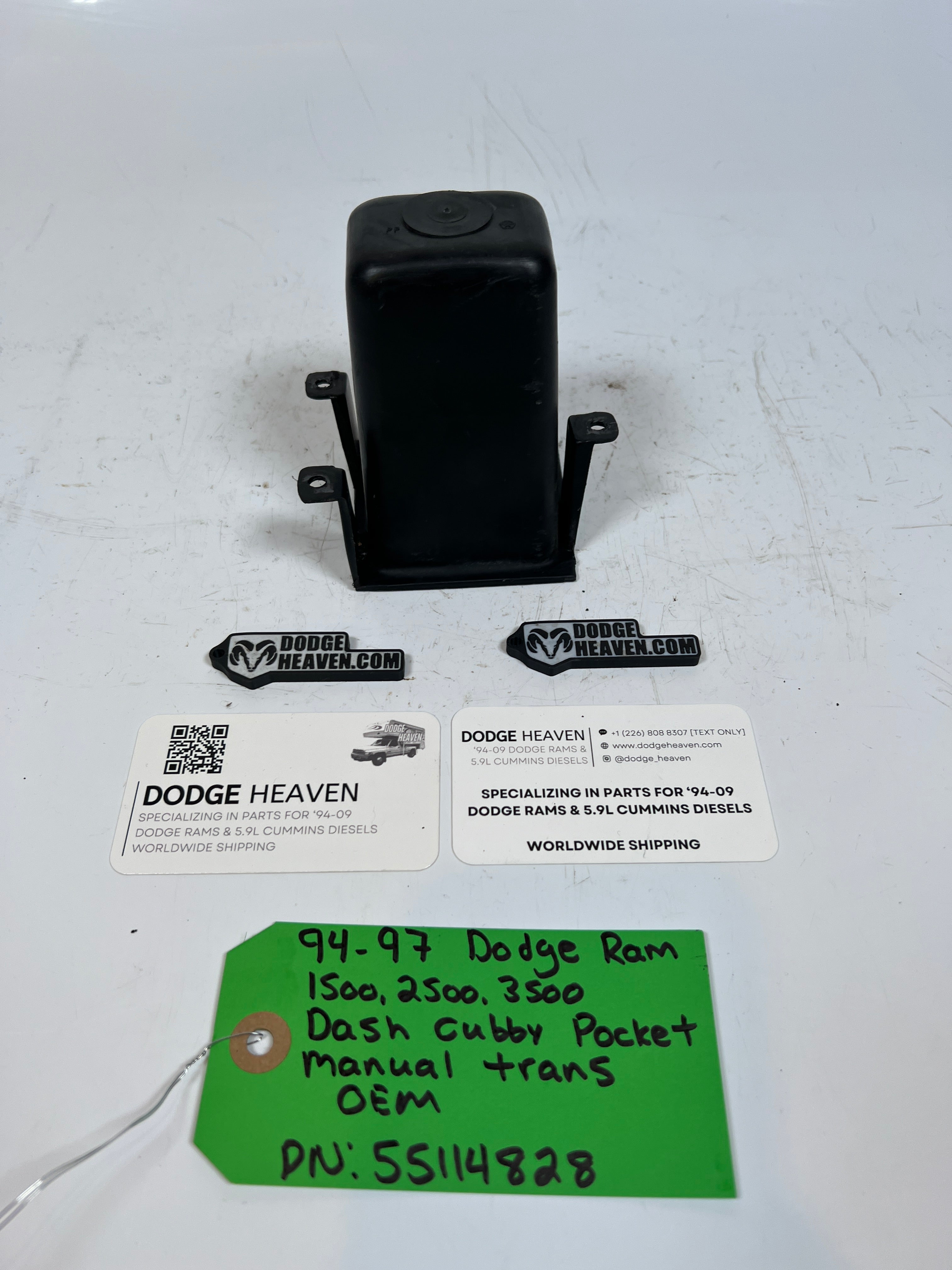 1994-1997 Dodge Ram 1500-3500 Dash Cubby Pocket Manual Trans