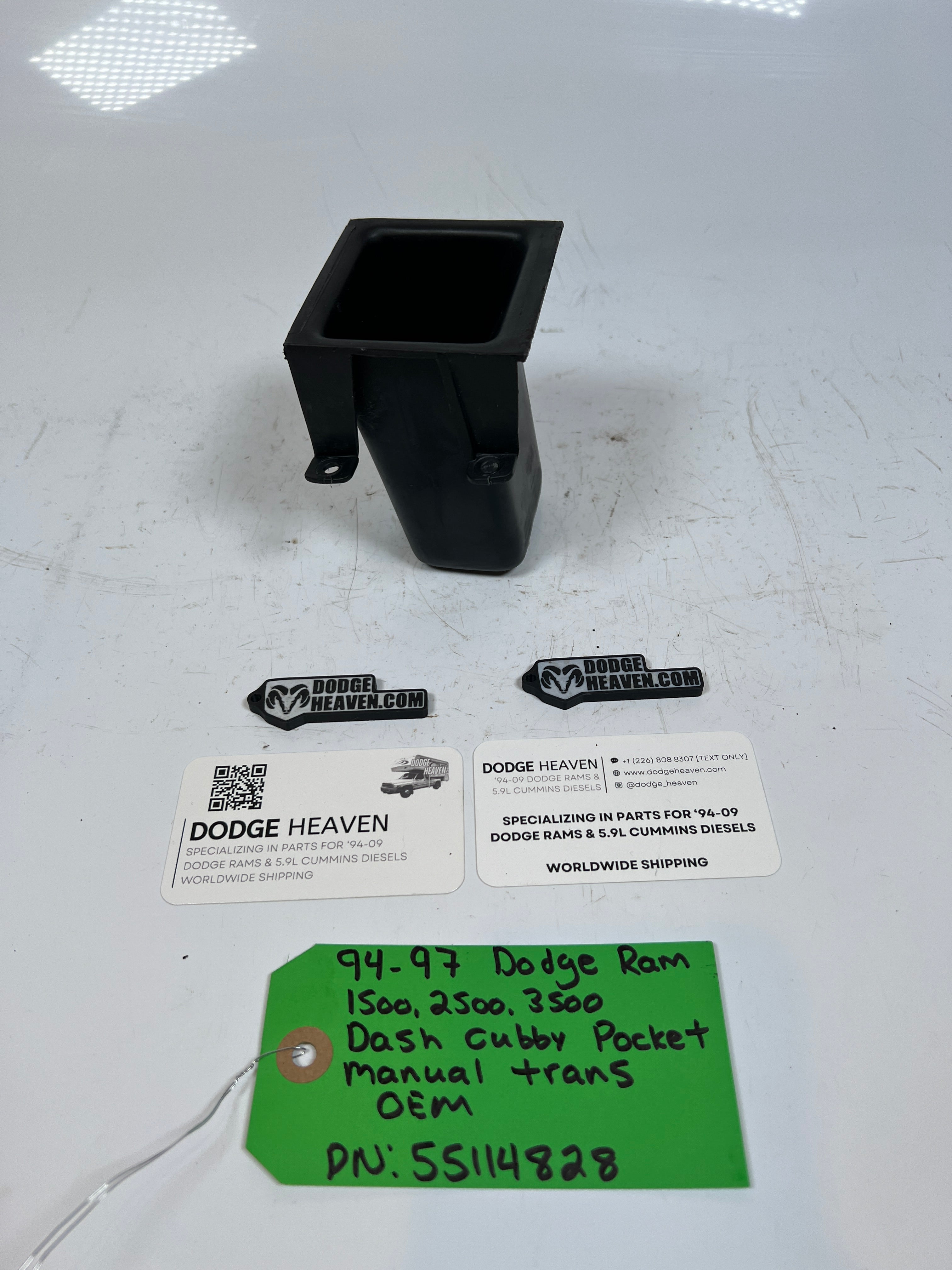 1994-1997 Dodge Ram 1500-3500 Dash Cubby Pocket Manual Trans
