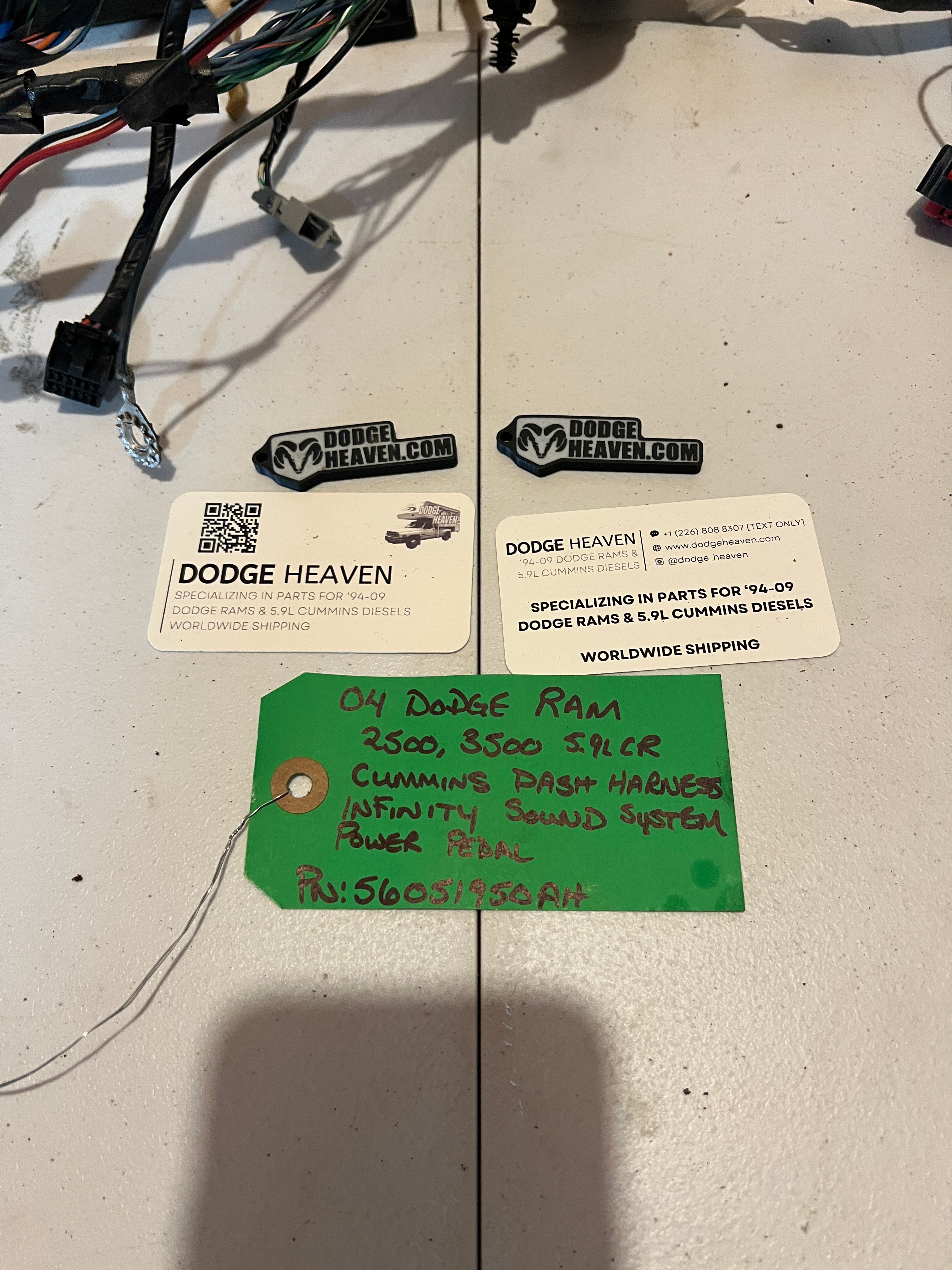 2004-2004 Dodge Ram 1500-3500 Dash Wiring Harness