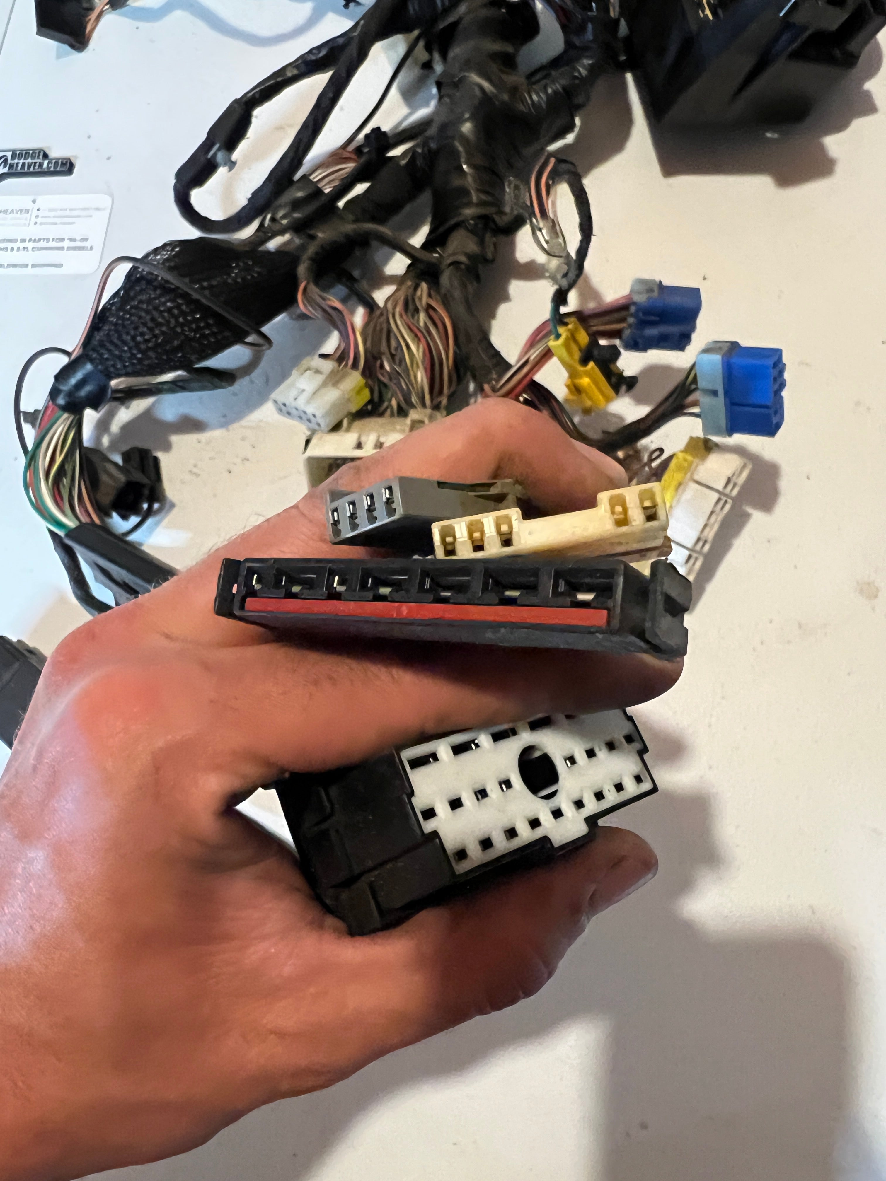 1996-1996 Dodge Ram 2500/3500 Cummins Dash Wiring Harness