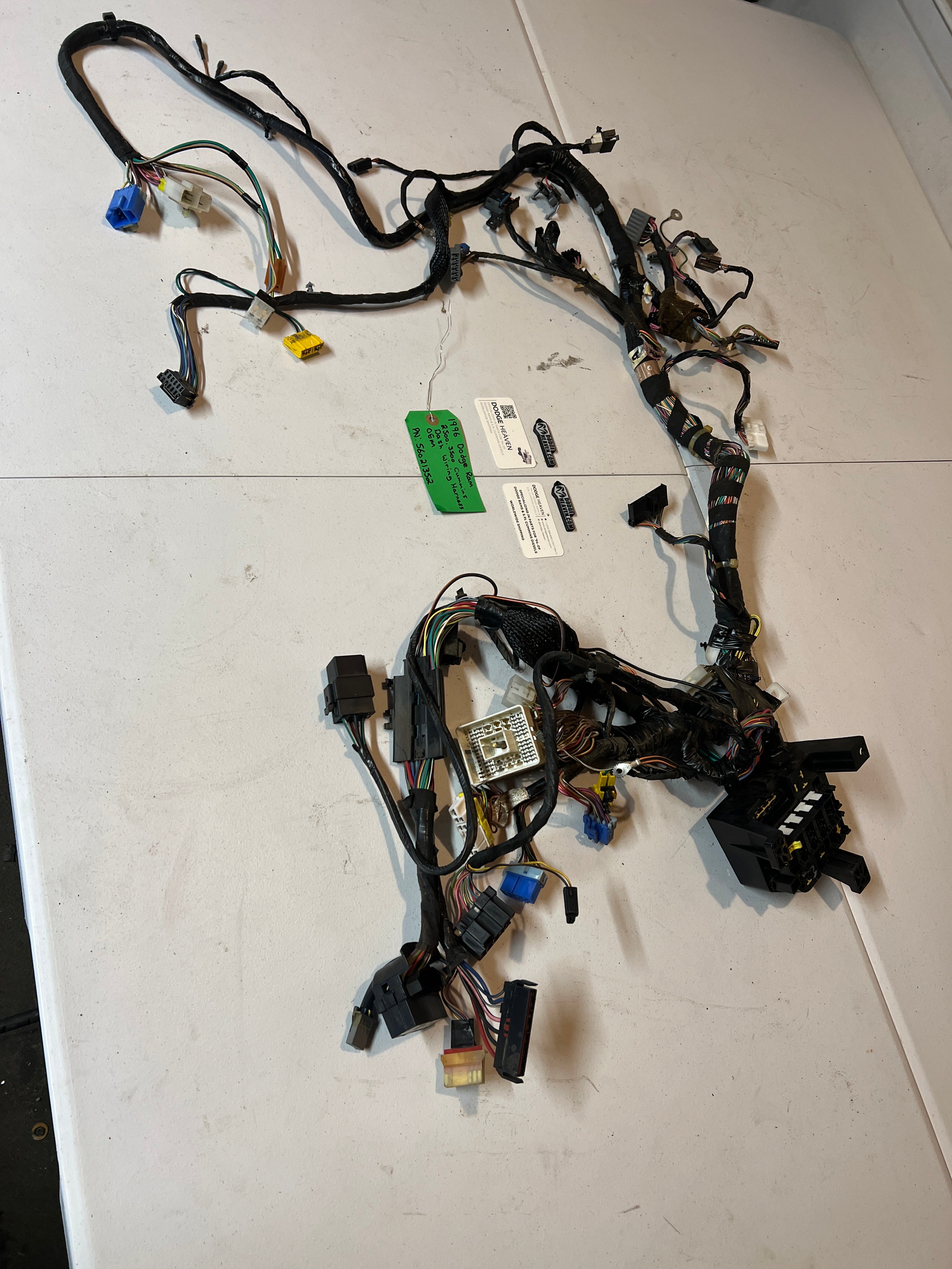 1996-1996 Dodge Ram 2500/3500 Cummins Dash Wiring Harness