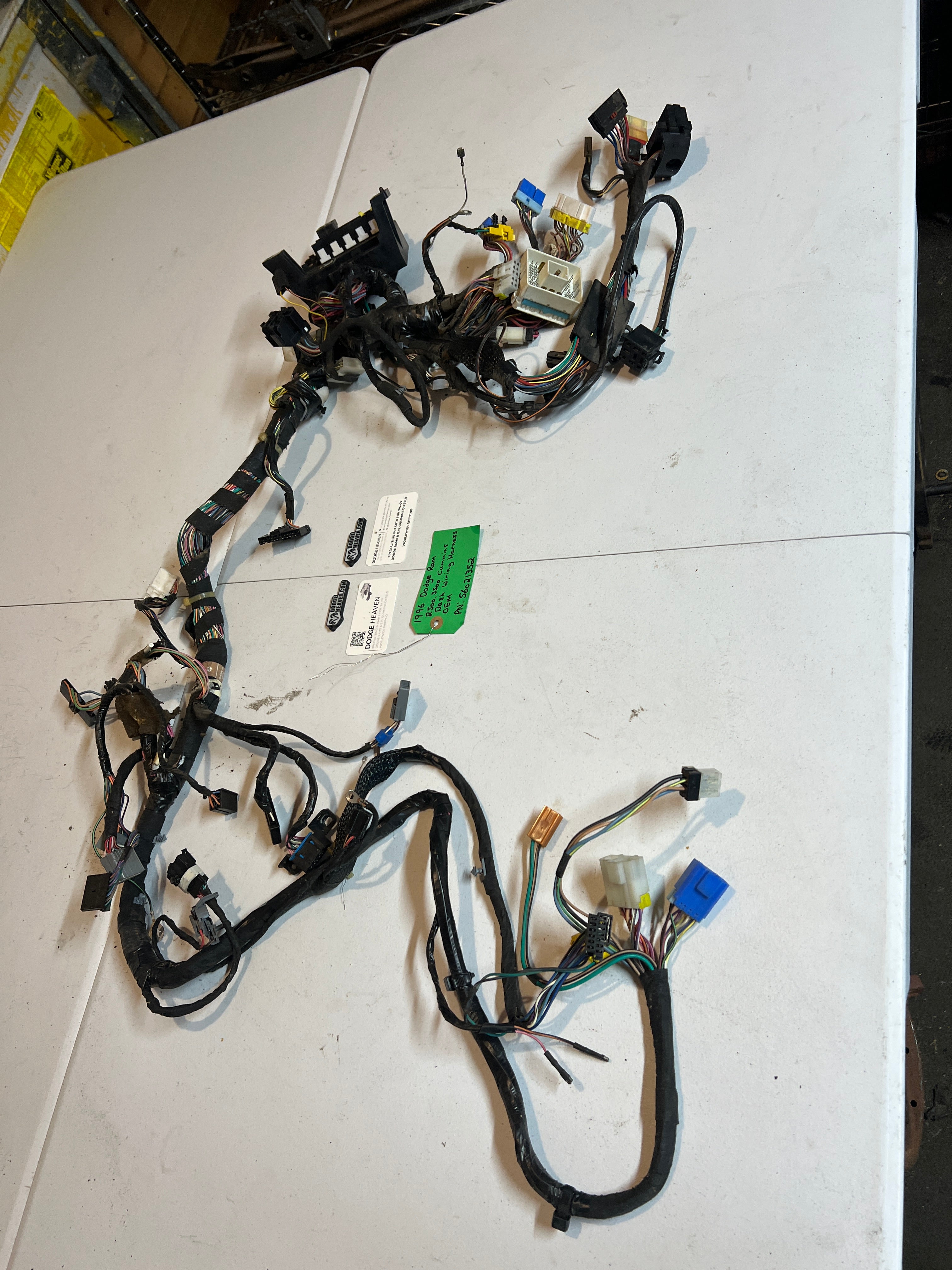 1996-1996 Dodge Ram 2500/3500 Cummins Dash Wiring Harness