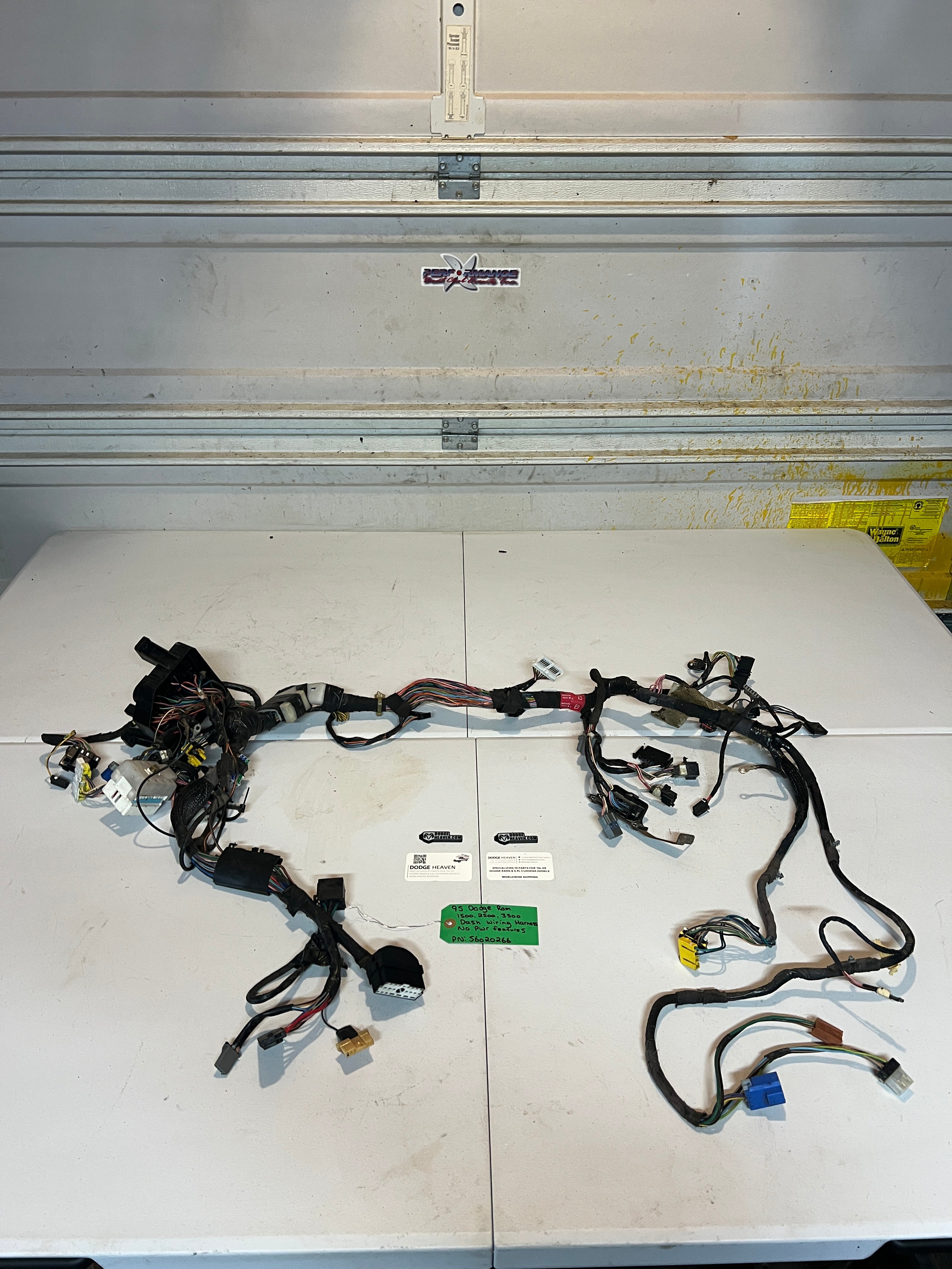 1996-1996 Dodge Ram 1500 2500 3500 Dash Wiring Harness