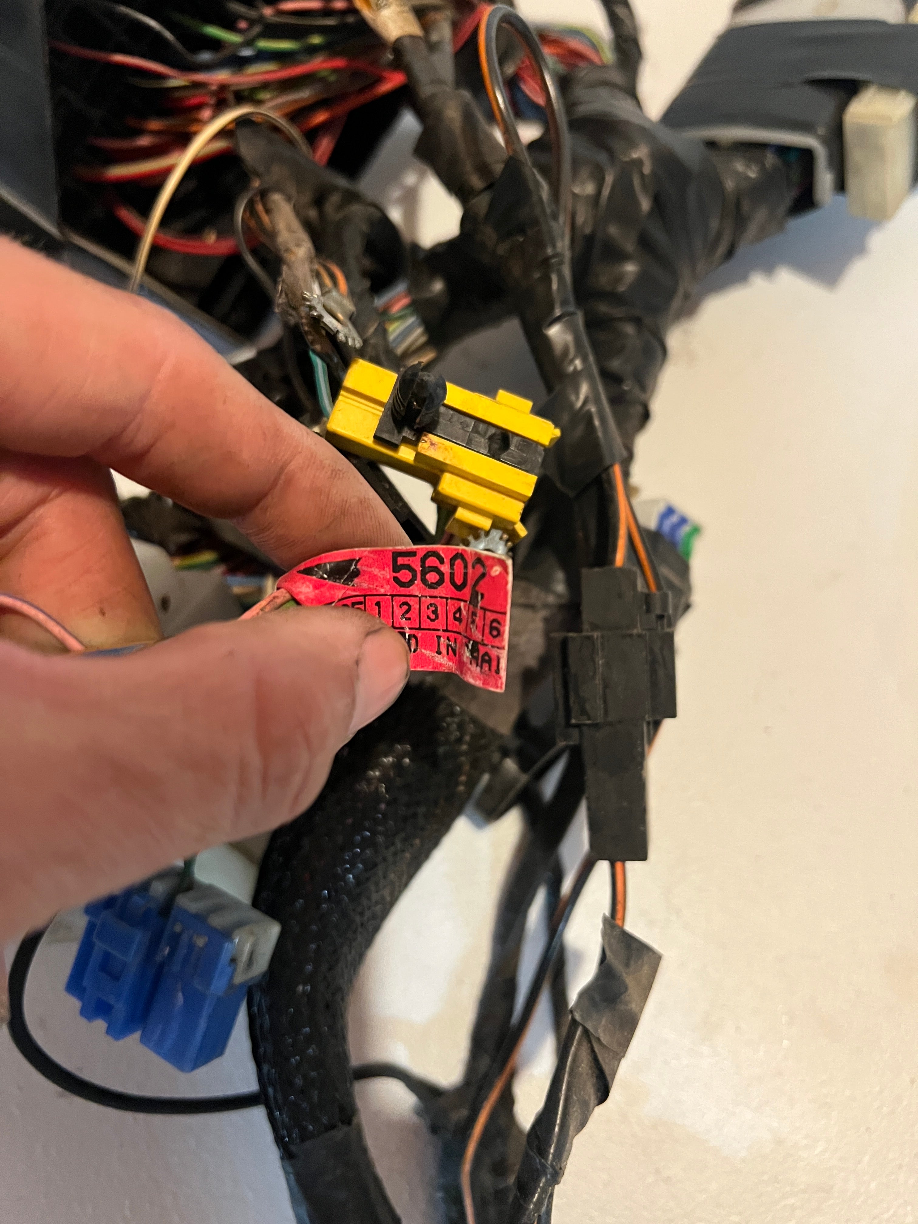 1996-1996 Dodge Ram 1500 2500 3500 Dash Wiring Harness