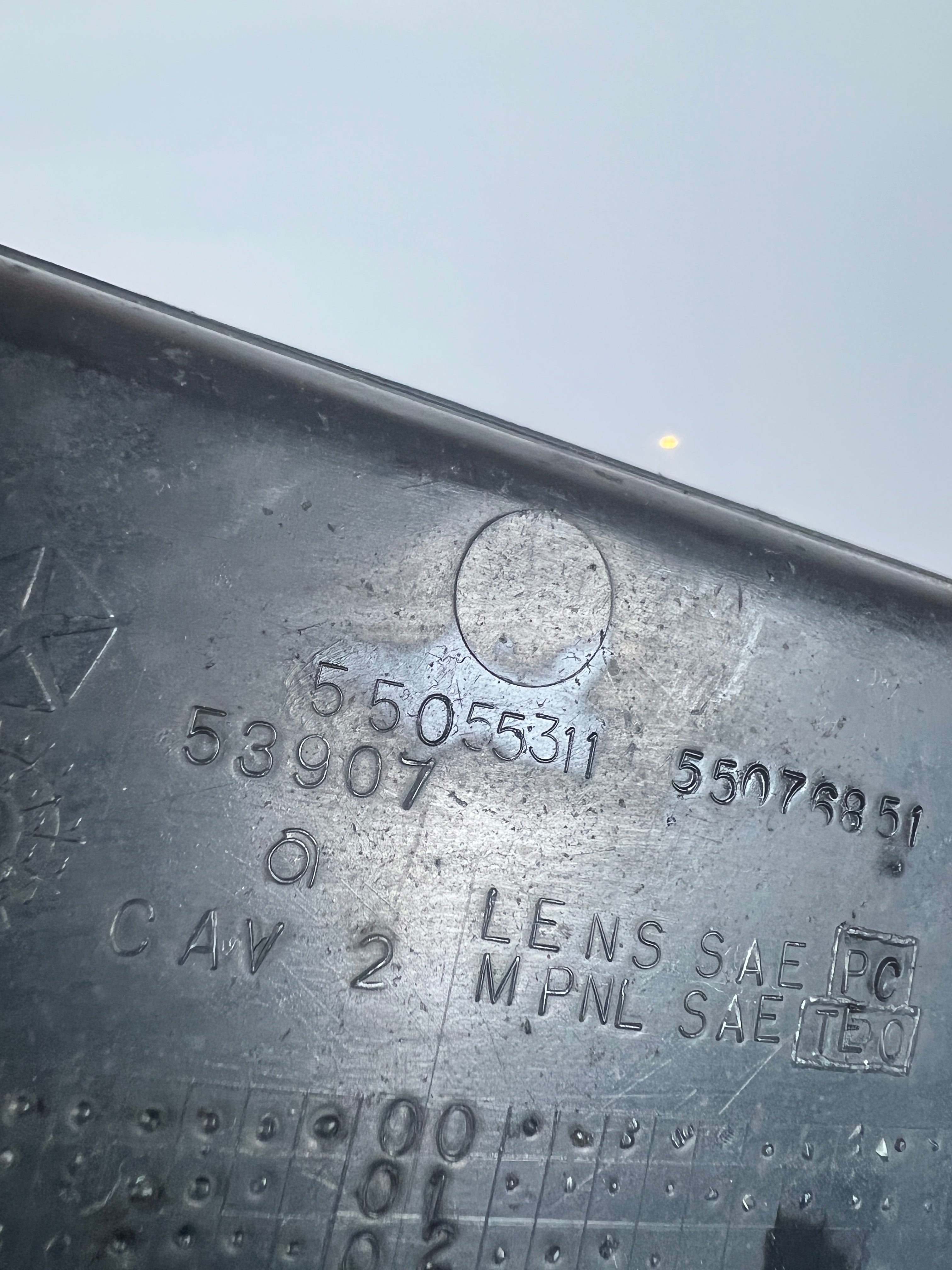 1999-2002 Dodge Ram 1500-3500 Rear License Plate Mounting Bracket