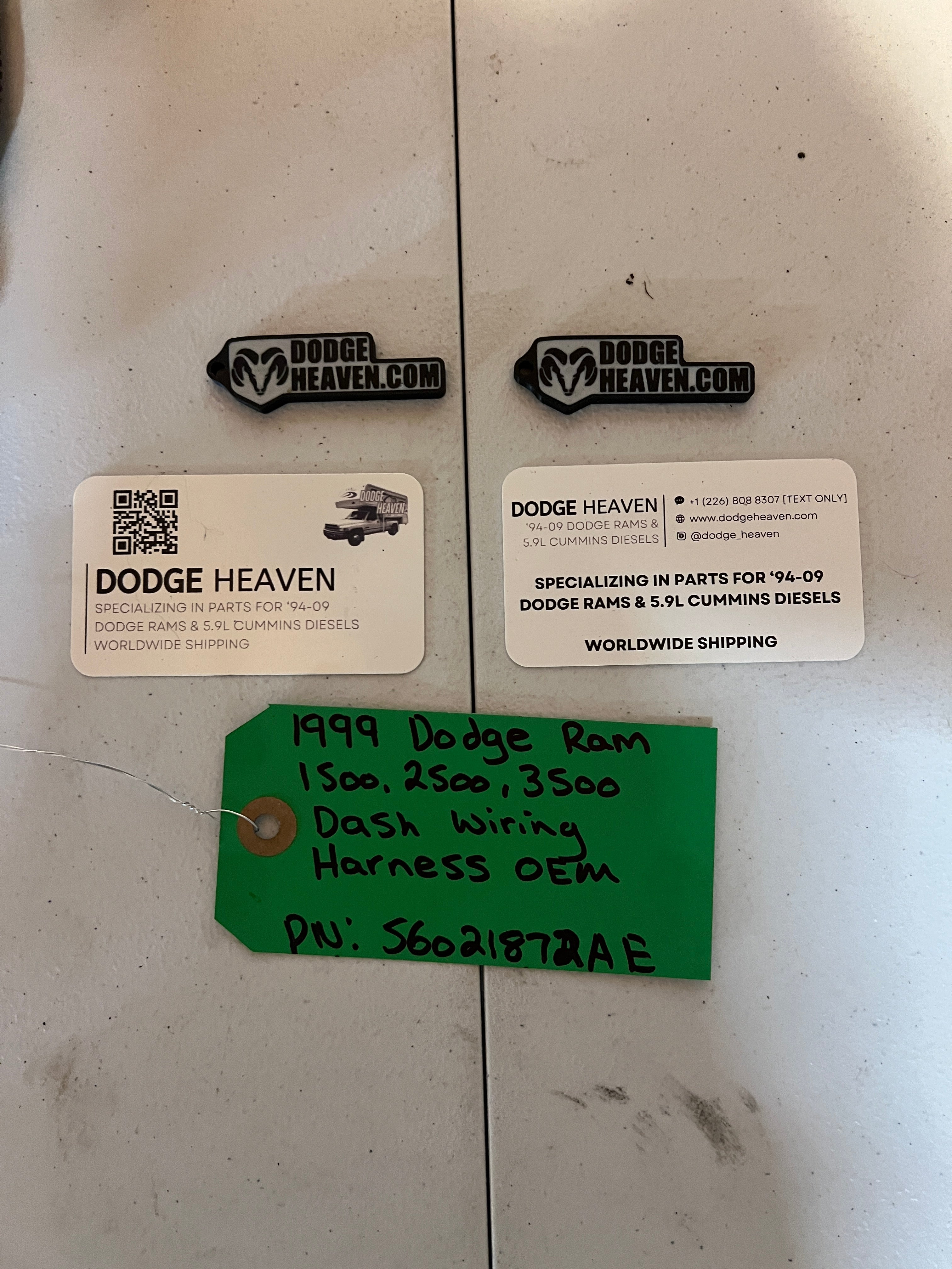 1999-1999 Dodge Ram 1500 2500 3500 Dash Wiring Harness