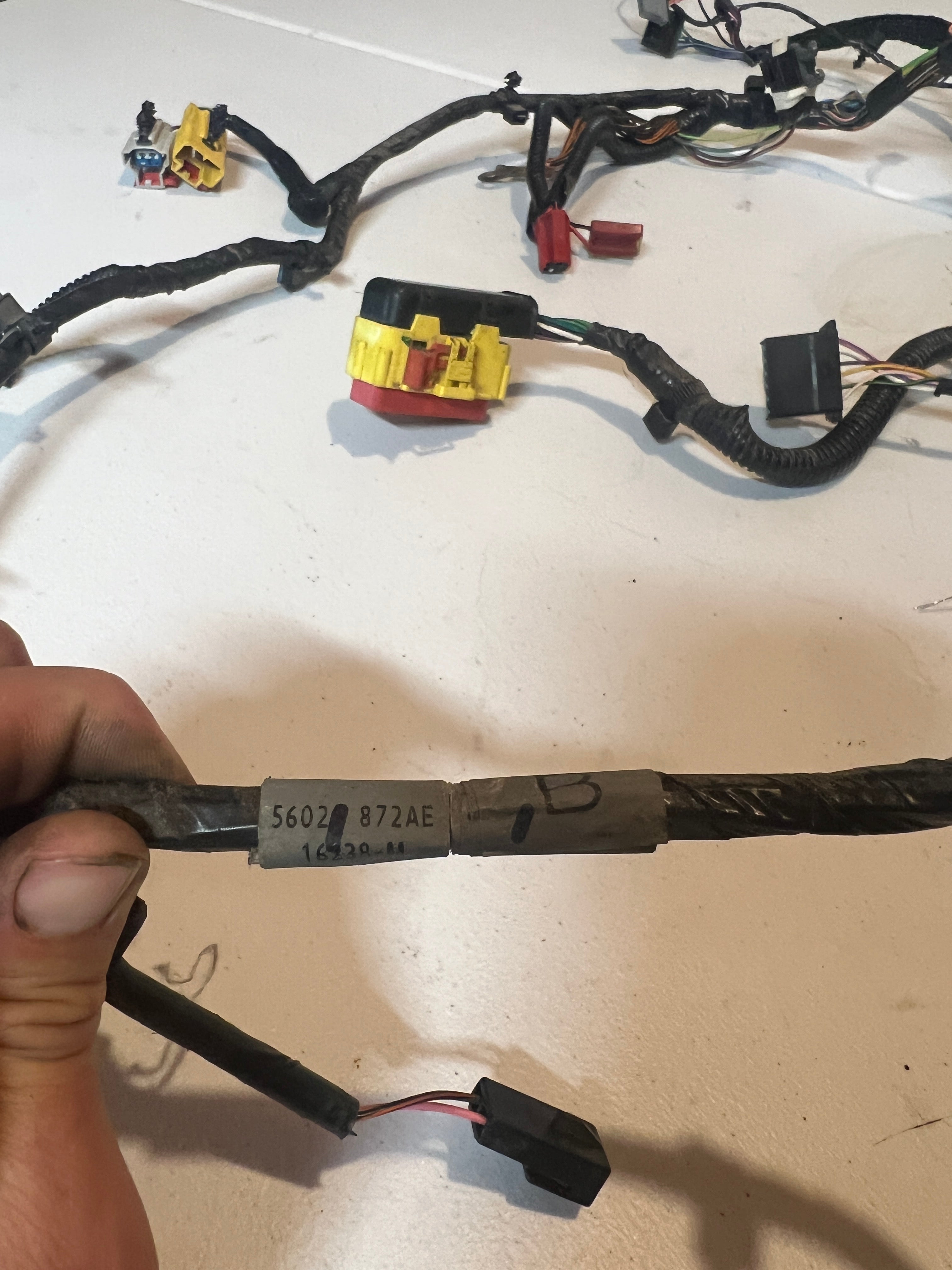 1999-1999 Dodge Ram 1500 2500 3500 Dash Wiring Harness