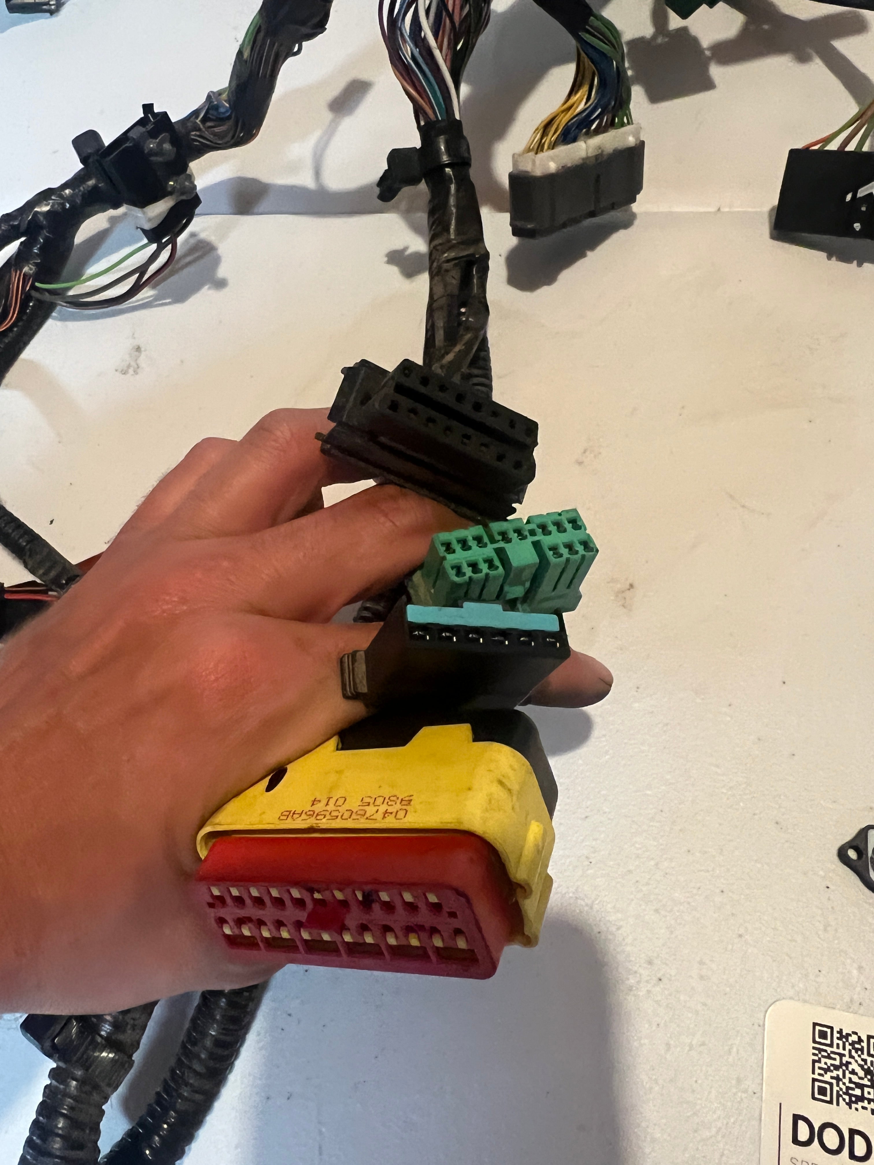 1999-1999 Dodge Ram 1500 2500 3500 Dash Wiring Harness