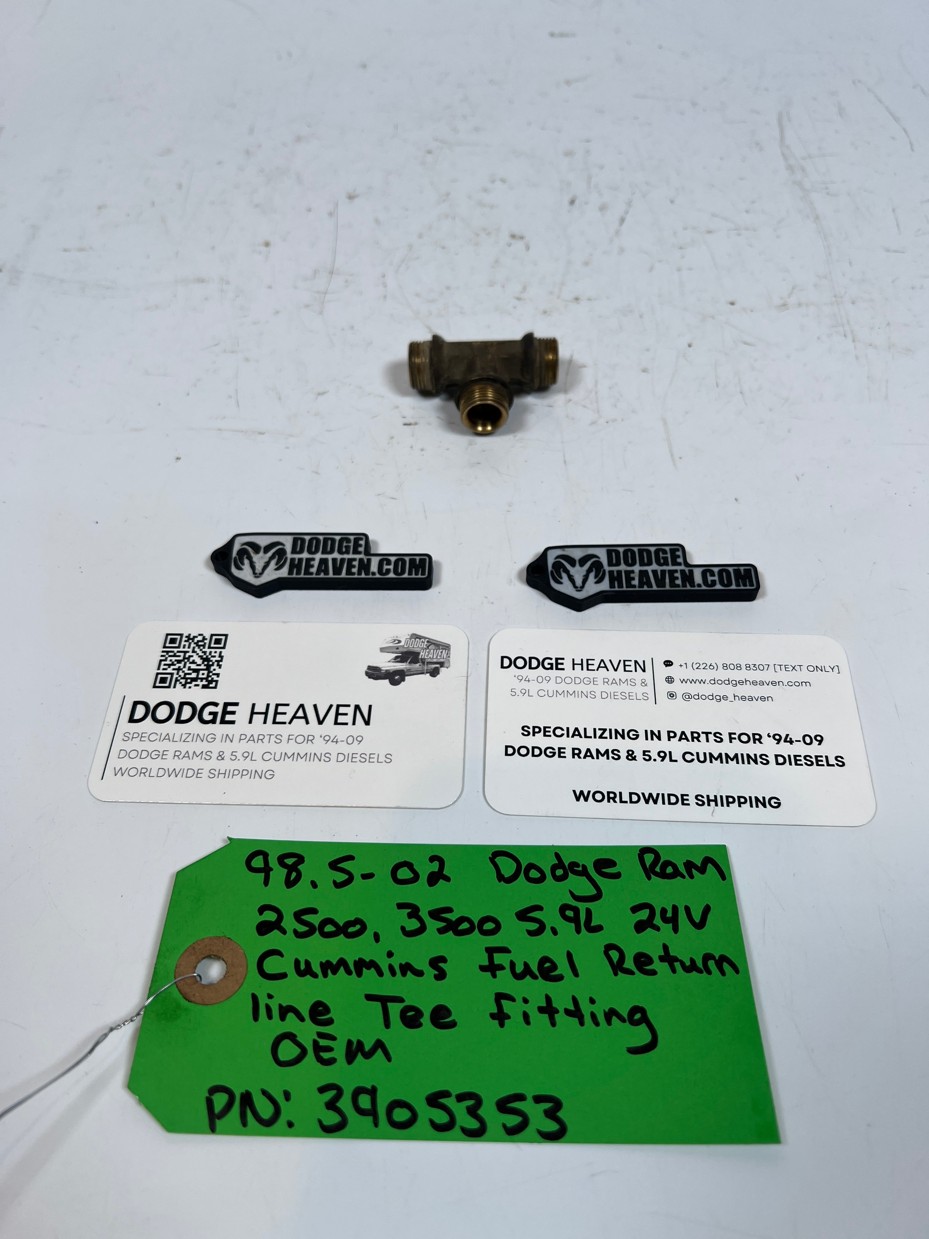 1998.5-2002 Dodge Ram 5.9L 24V Cummins Fuel Return Tee Fitting