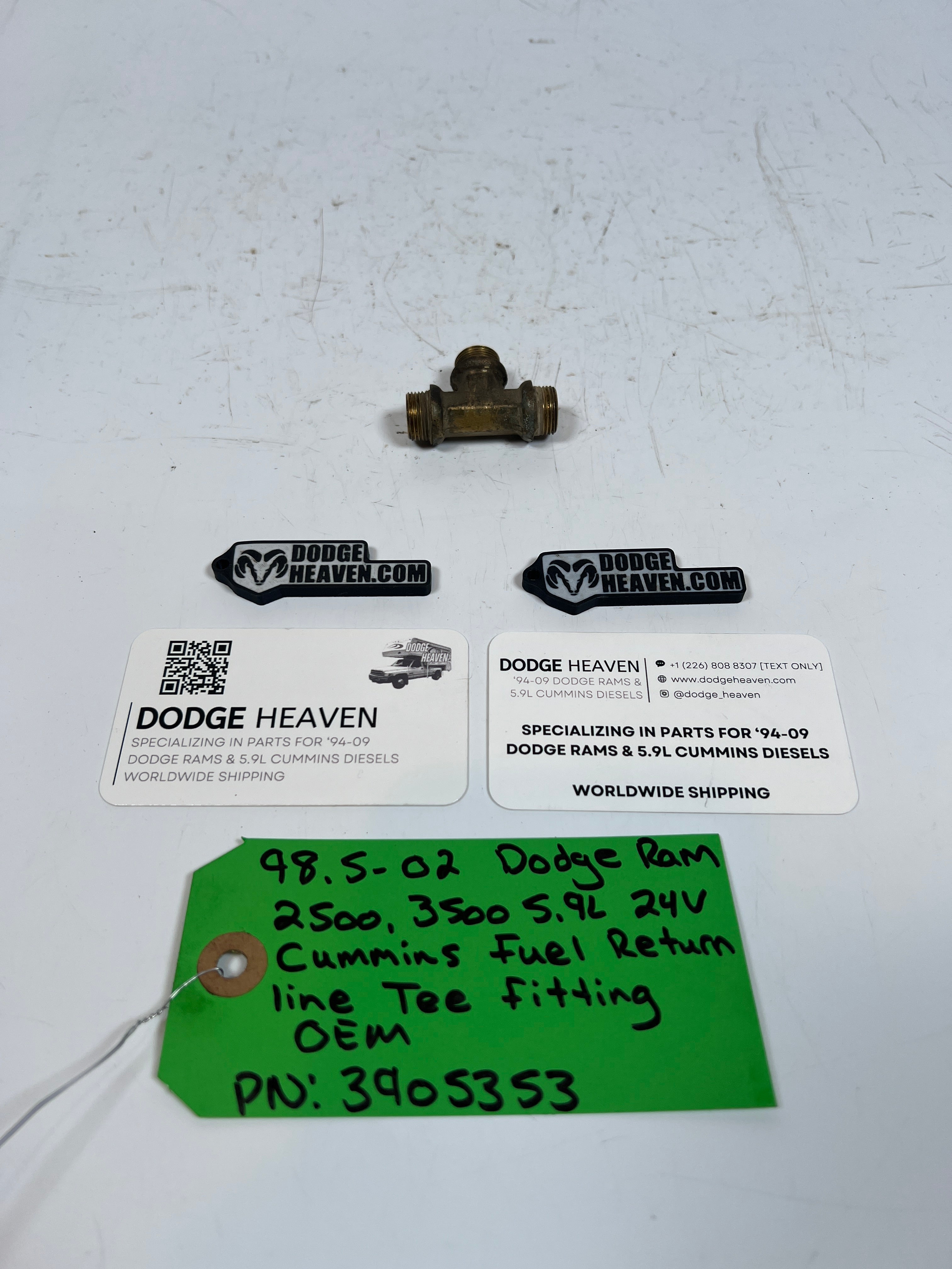 1998.5-2002 Dodge Ram 5.9L 24V Cummins Fuel Return Tee Fitting