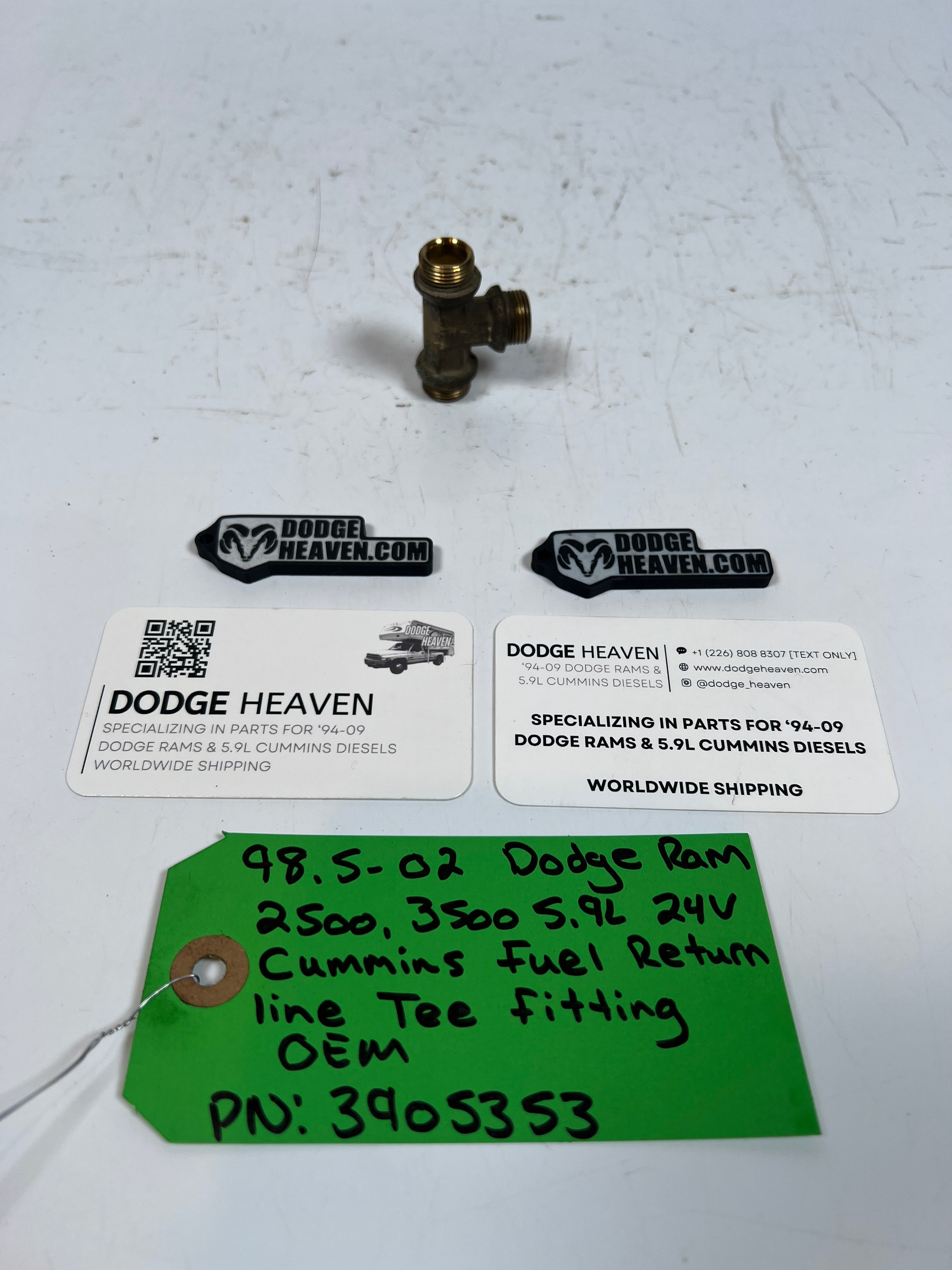 1998.5-2002 Dodge Ram 5.9L 24V Cummins Fuel Return Tee Fitting