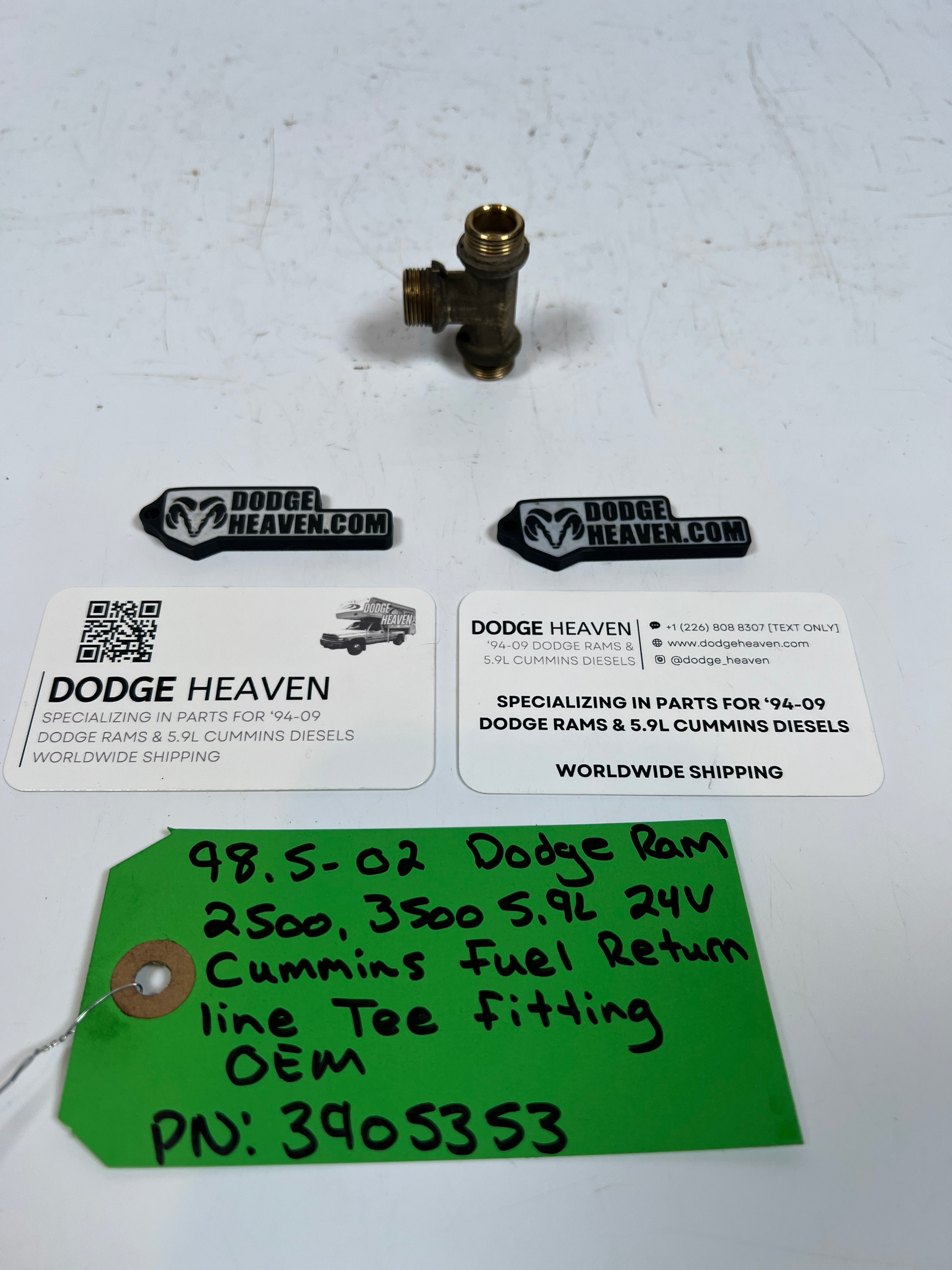 1998.5-2002 Dodge Ram 5.9L 24V Cummins Fuel Return Tee Fitting