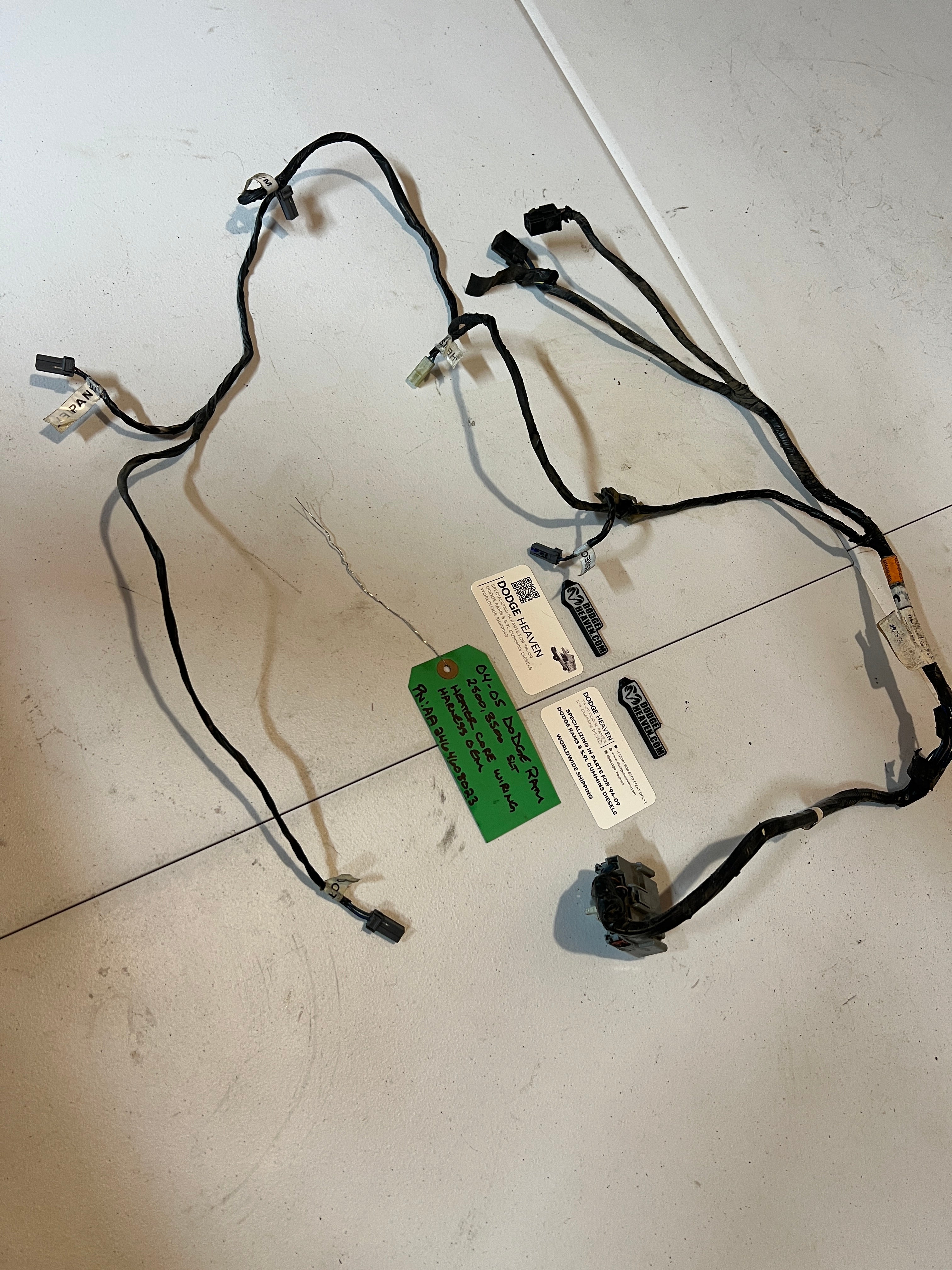 2004-2005 Dodge Ram 1500-3500 Heater Core Wiring Harness