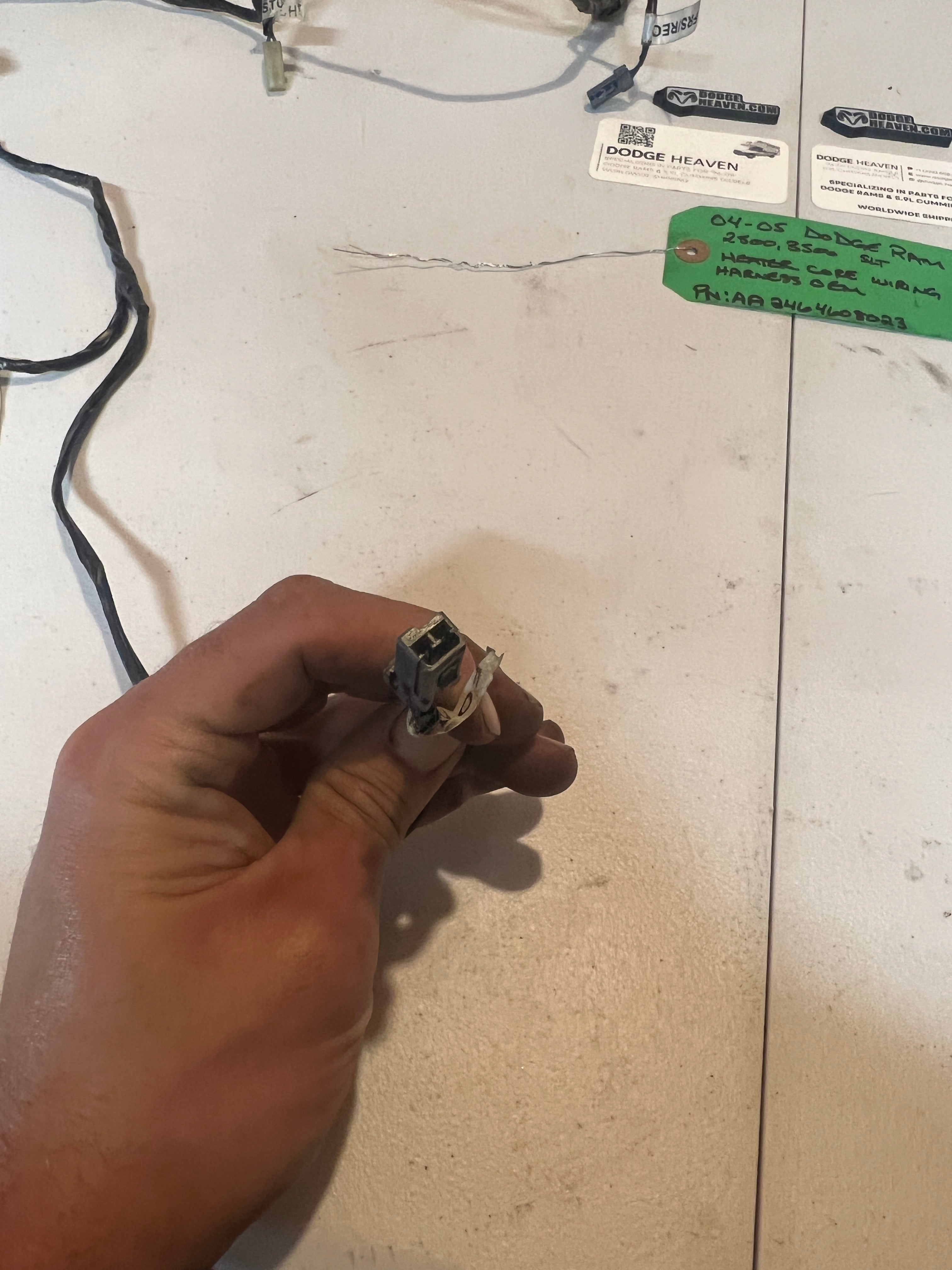 2004-2005 Dodge Ram 1500-3500 Heater Core Wiring Harness