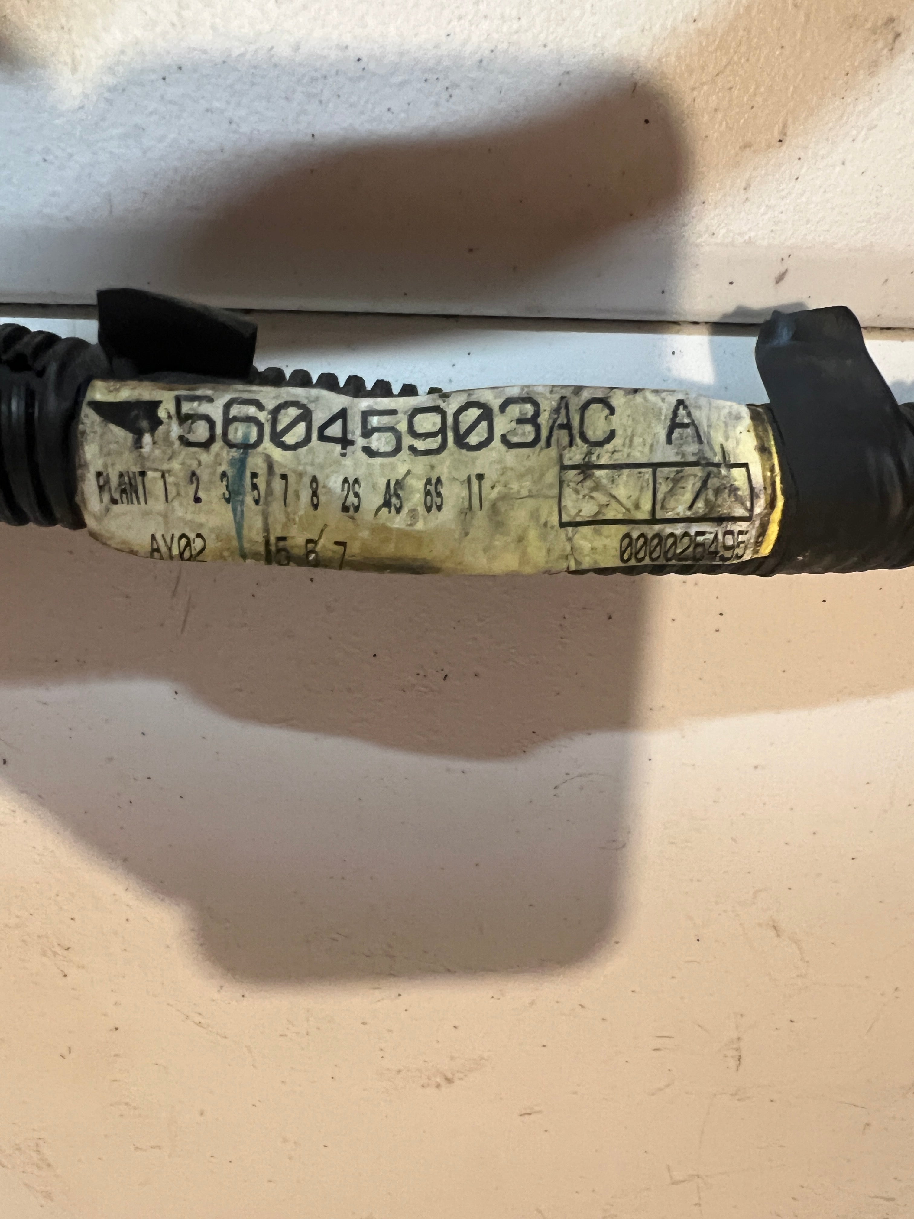 2002-2002 Dodge Ram 2500 3500 5.9L Cummins Auto Trans Wiring Harness