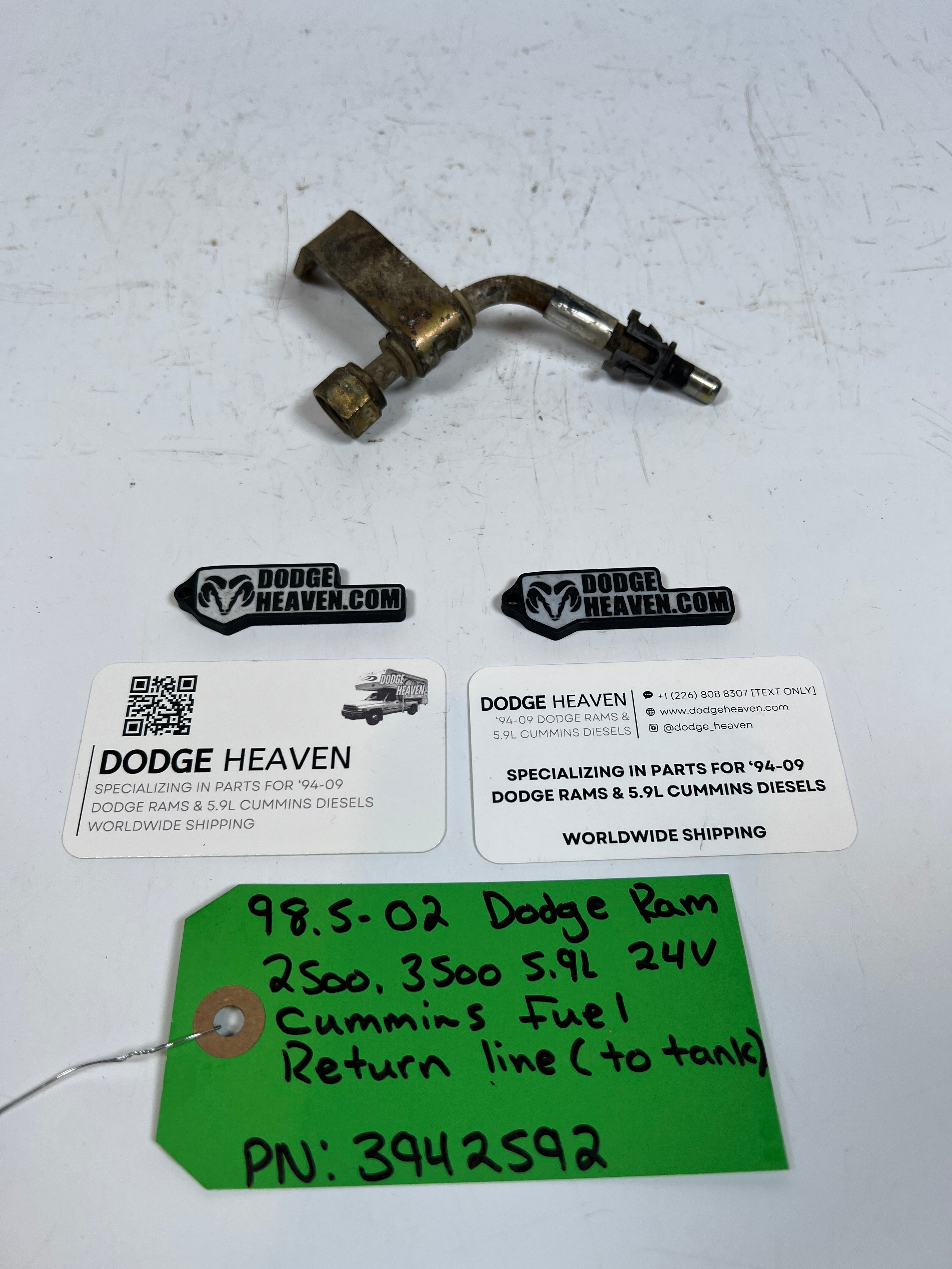 1998.5-2002 Dodge Ram 5.9L 24V Cummins Fuel Return line (To Tank)