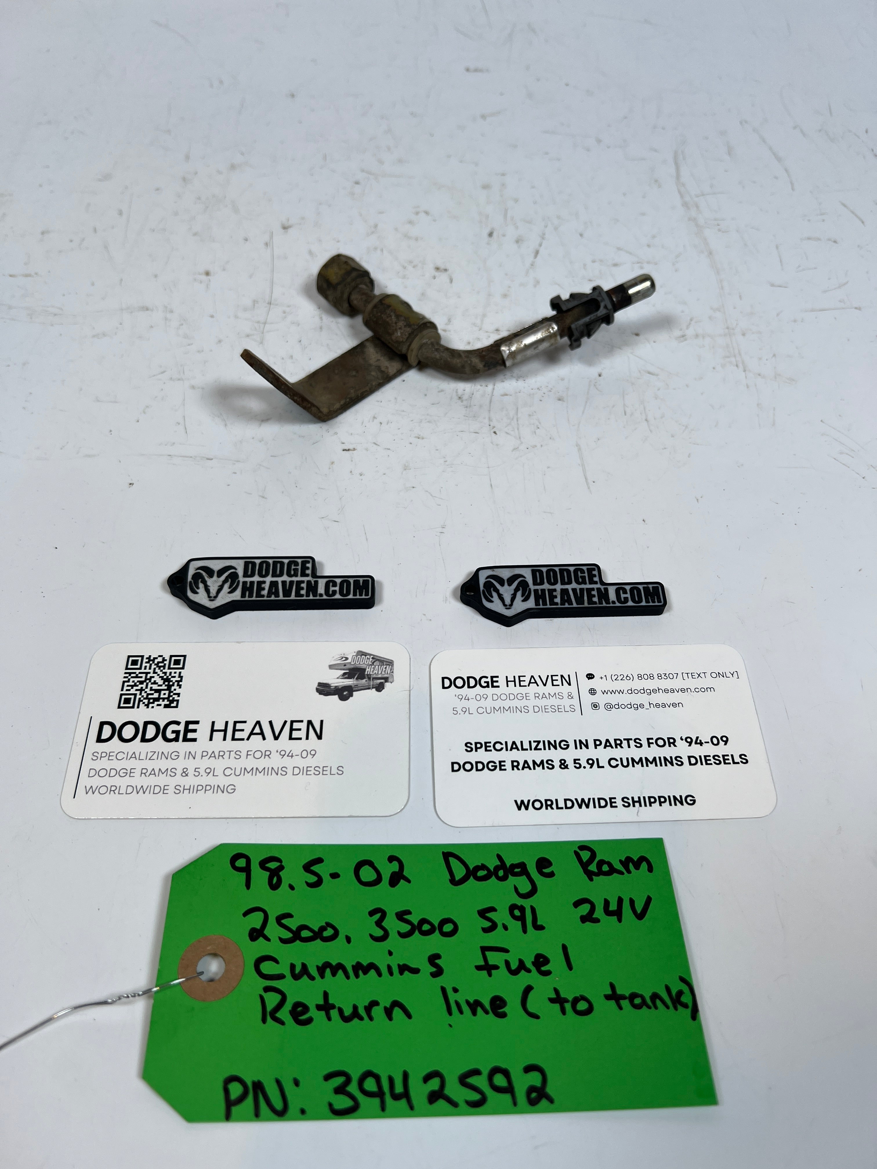 1998.5-2002 Dodge Ram 5.9L 24V Cummins Fuel Return line (To Tank)