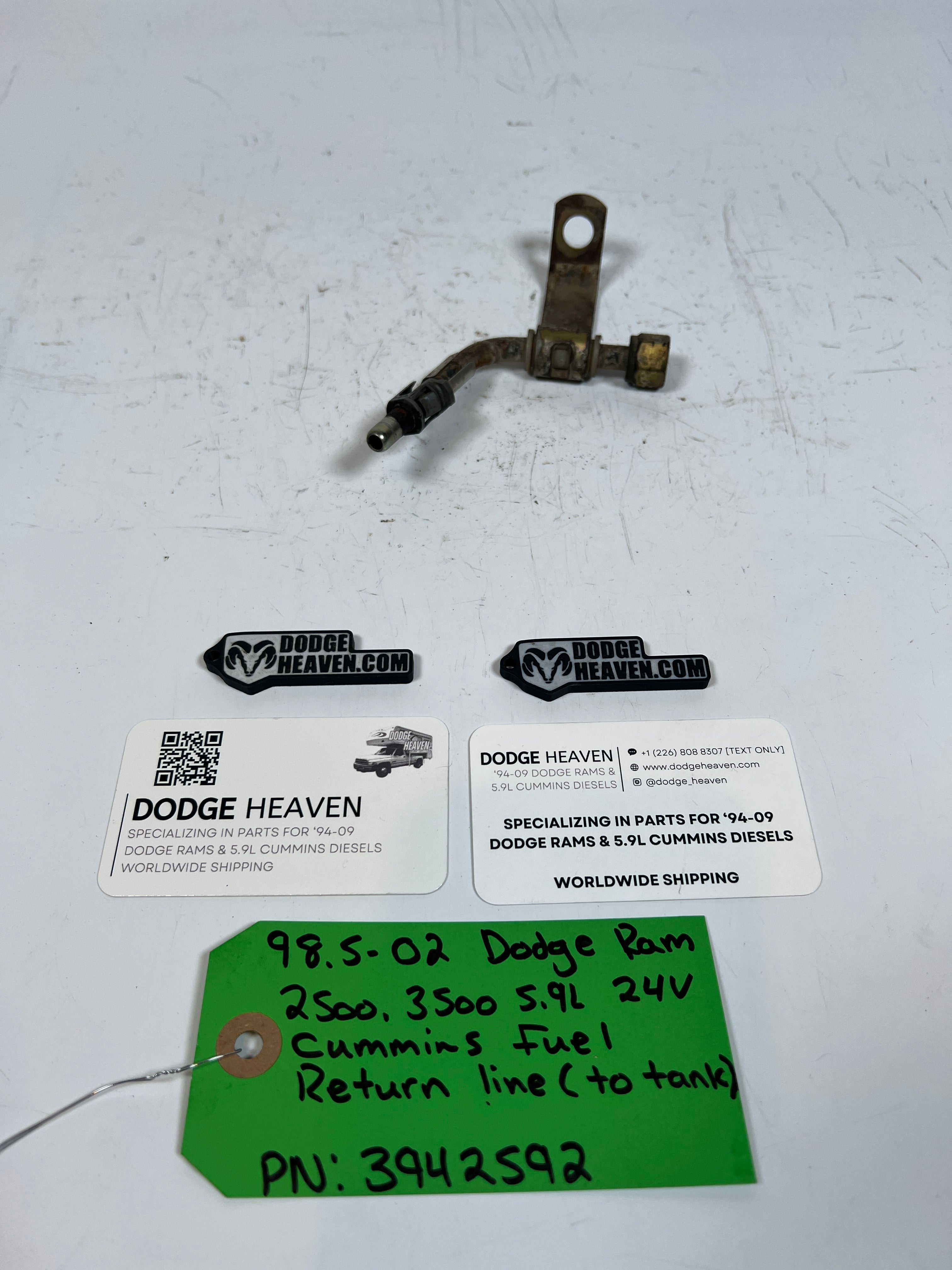 1998.5-2002 Dodge Ram 5.9L 24V Cummins Fuel Return line (To Tank)