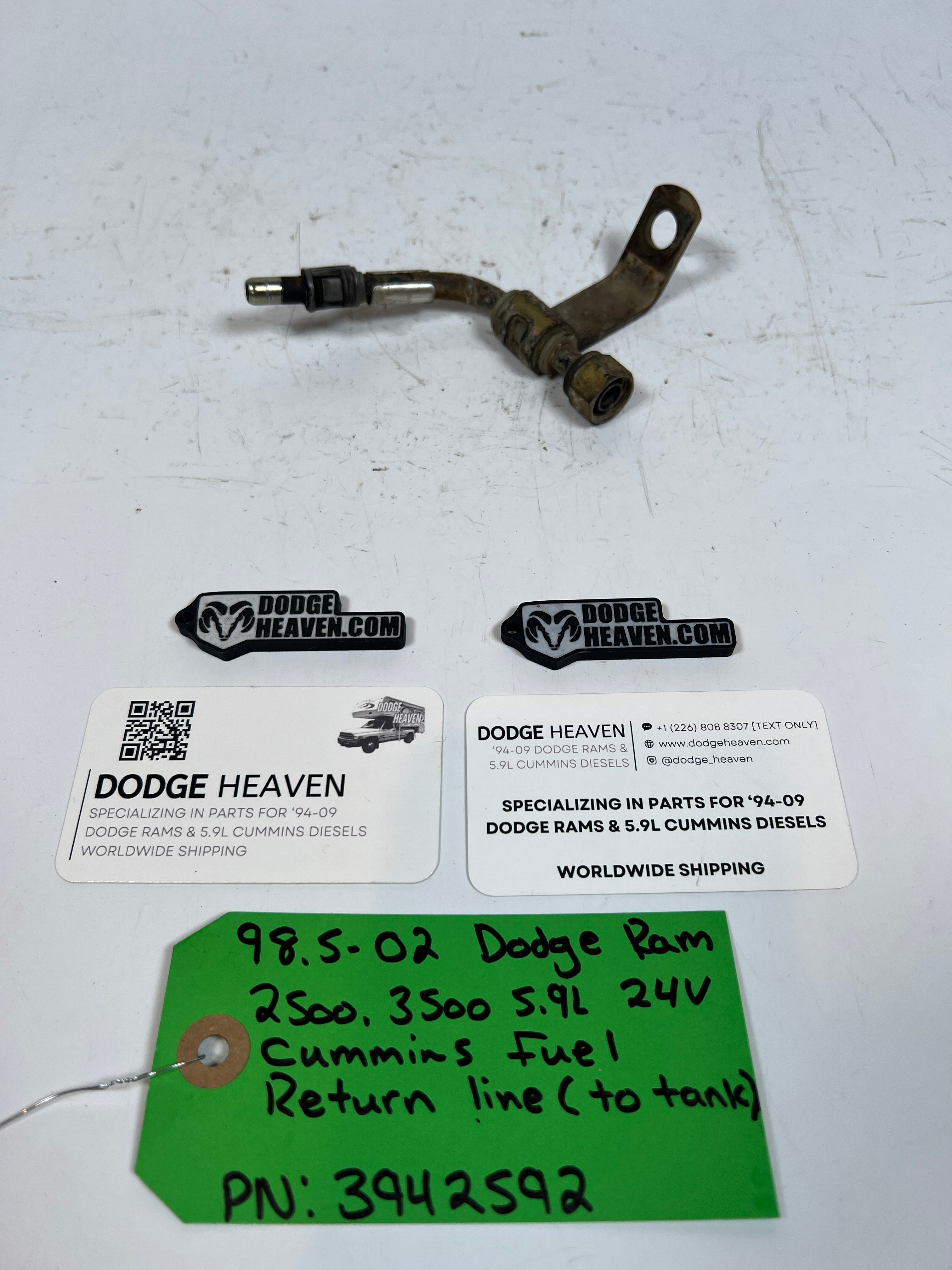 1998.5-2002 Dodge Ram 5.9L 24V Cummins Fuel Return line (To Tank)