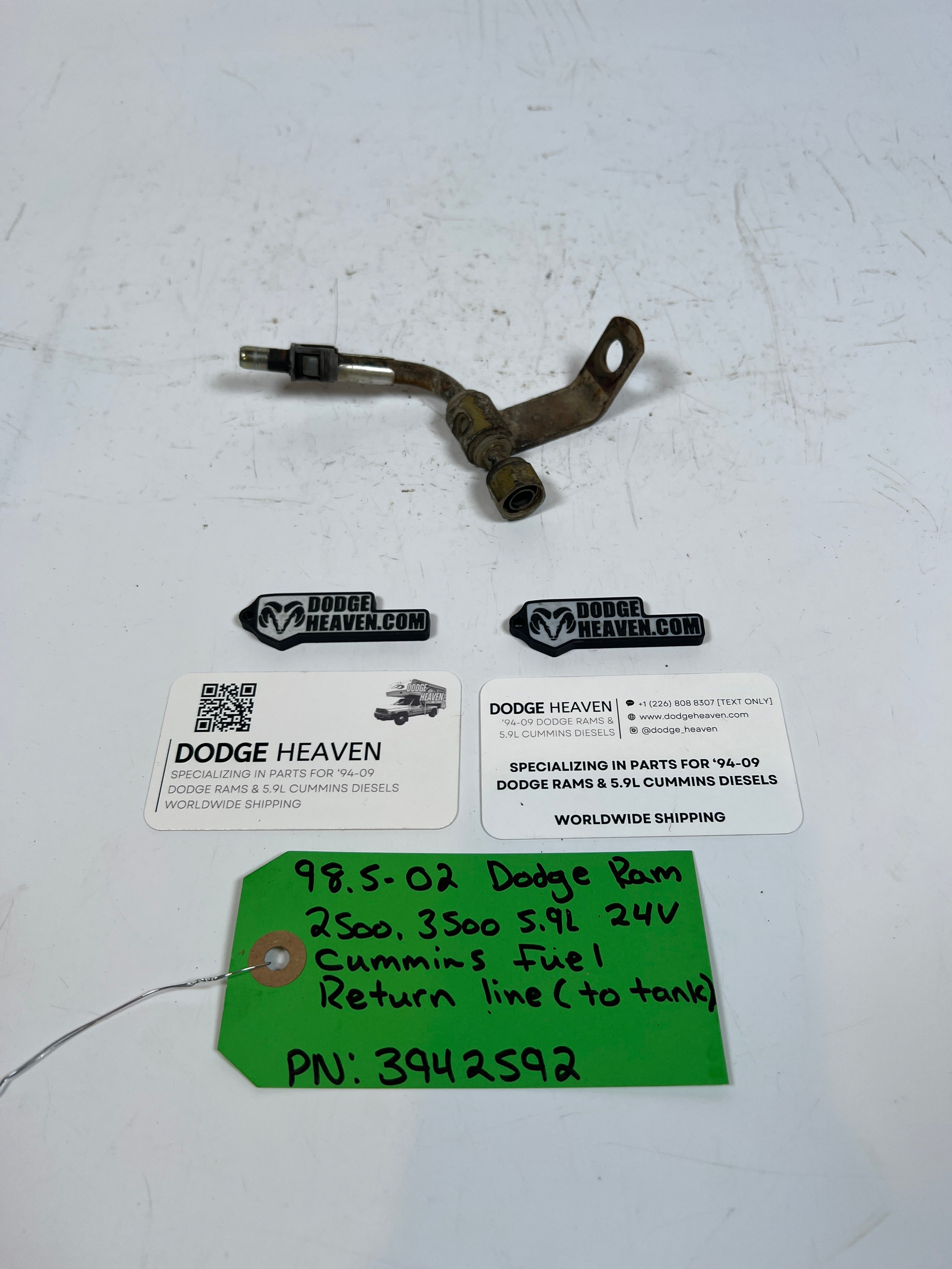 1998.5-2002 Dodge Ram 5.9L 24V Cummins Fuel Return line (To Tank)