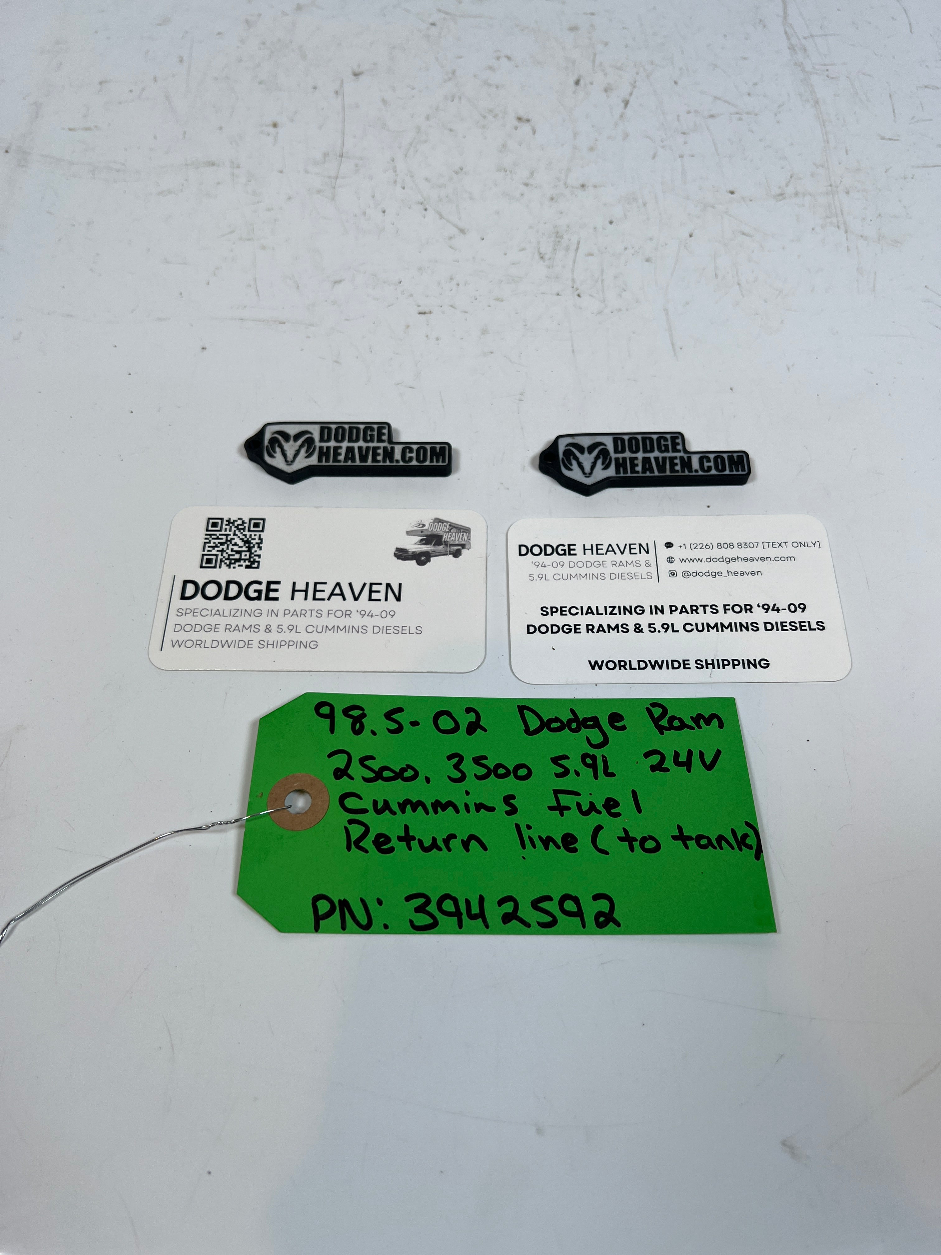 1998.5-2002 Dodge Ram 5.9L 24V Cummins Fuel Return line (To Tank)