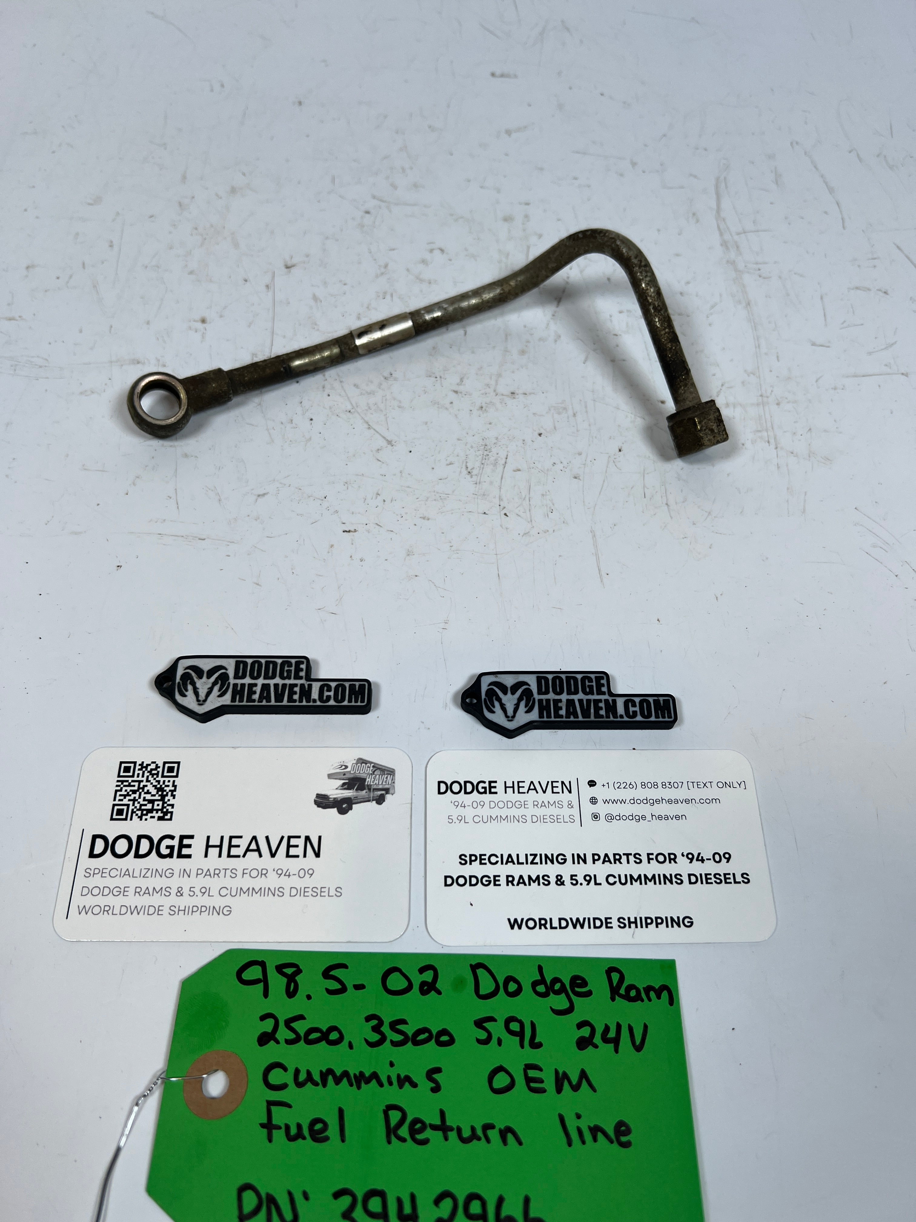 1998.5-2002 Dodge Ram 5.9L 24V Cummins Fuel Return line