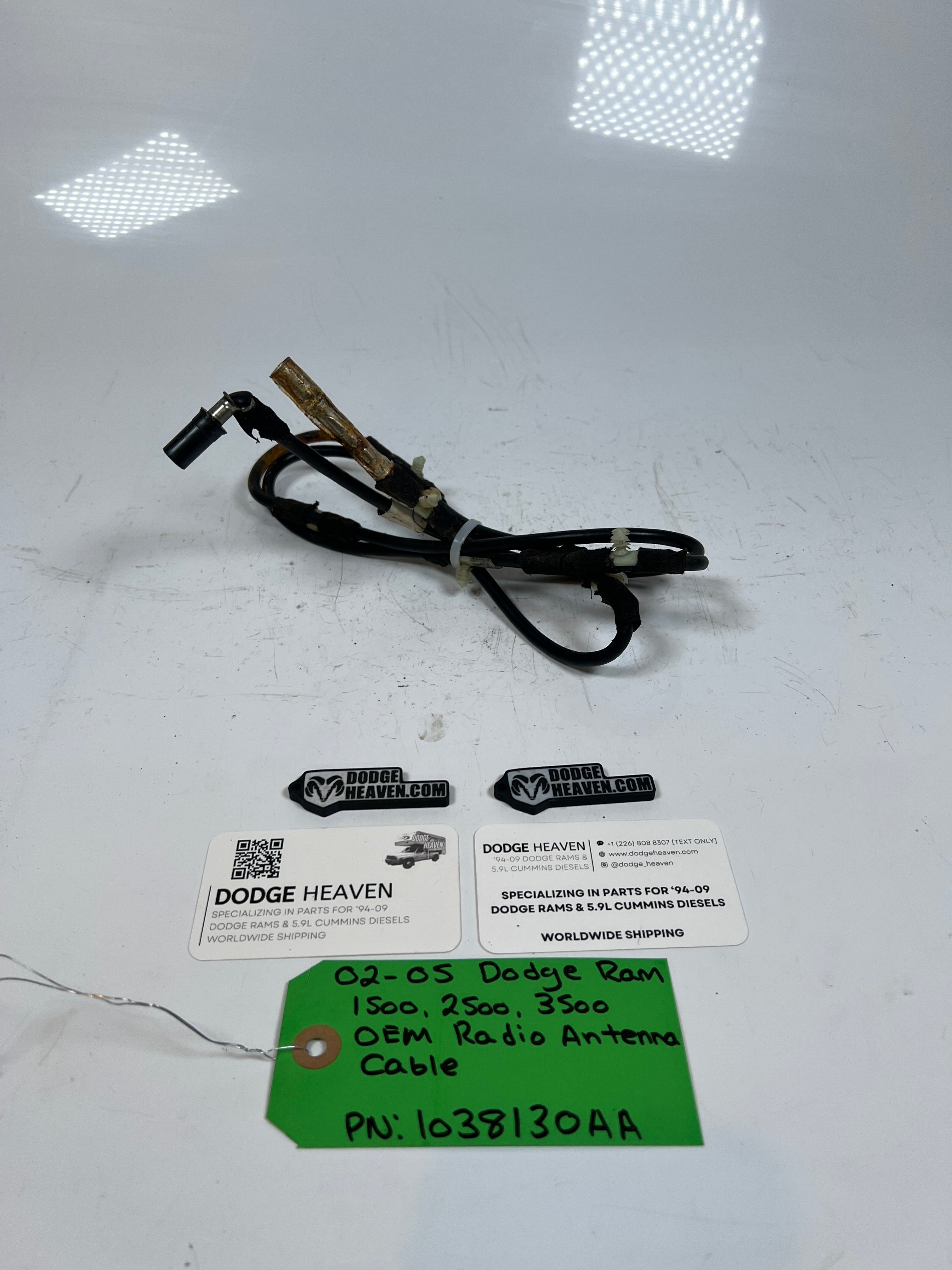 2002-2005 Dodge Ram 1500 2500 3500 Radio Antenna Cable