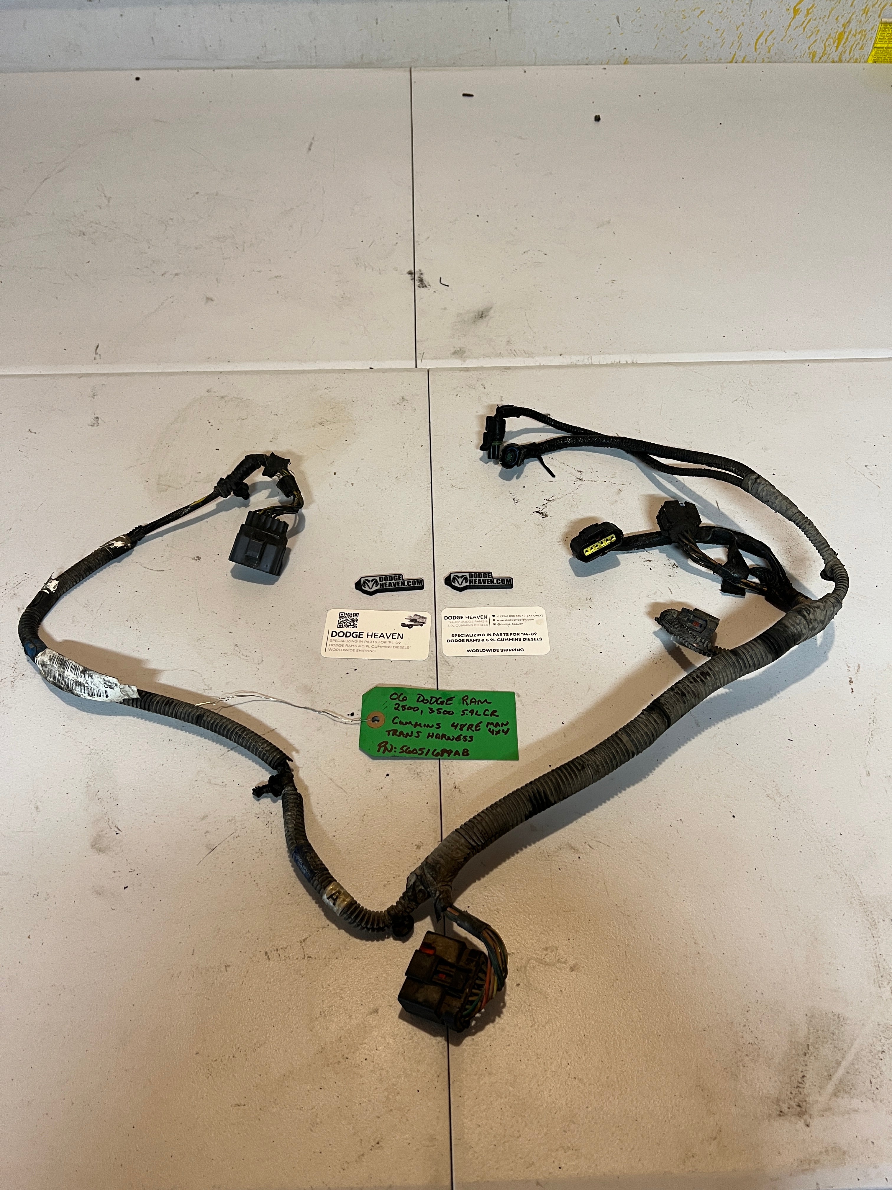 2006-2006 Dodge Ram 2500 3500 5.9L Cummins Transmission Wiring Harness